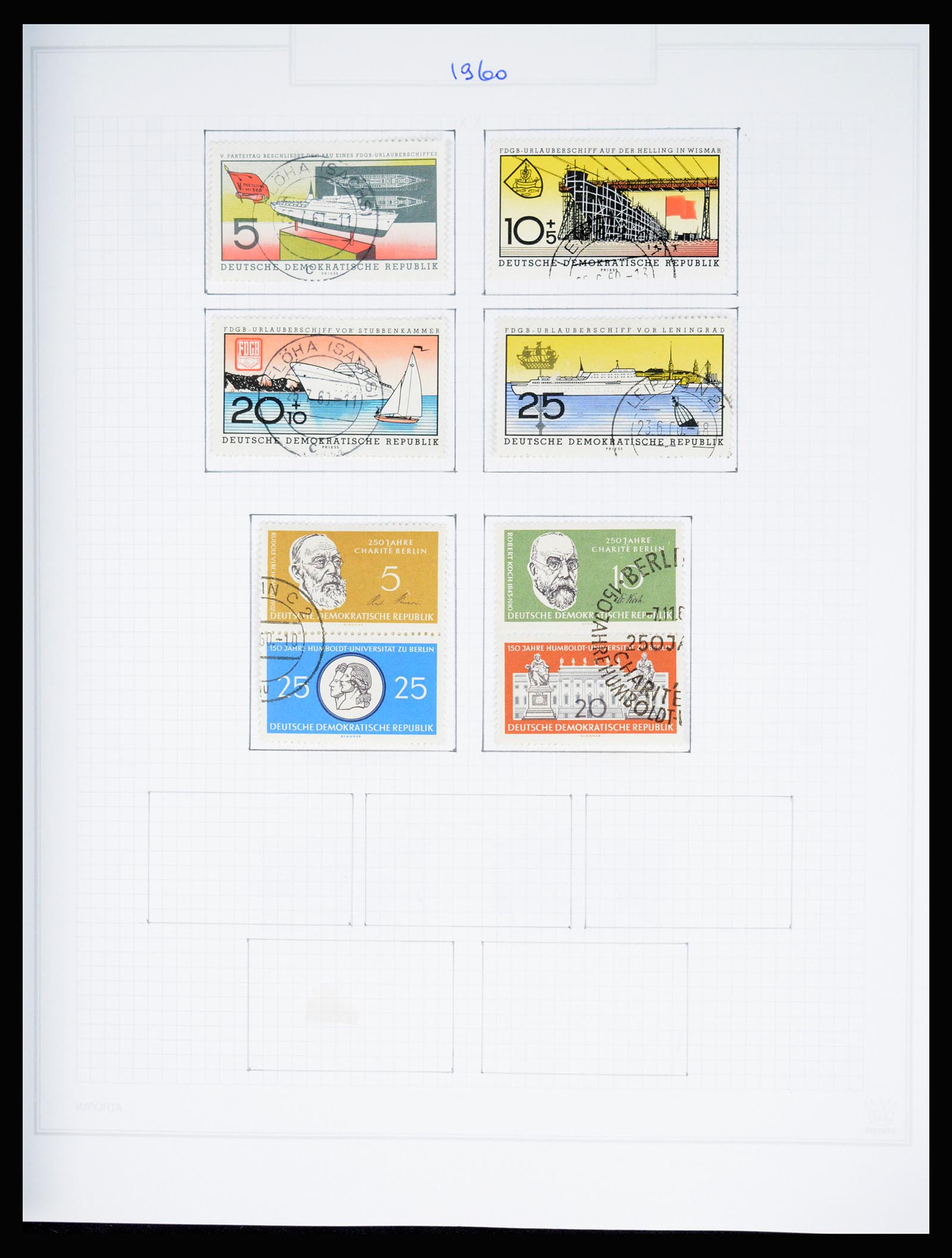 37062 097 - Stamp collection 37062 GDR 1949-1990.
