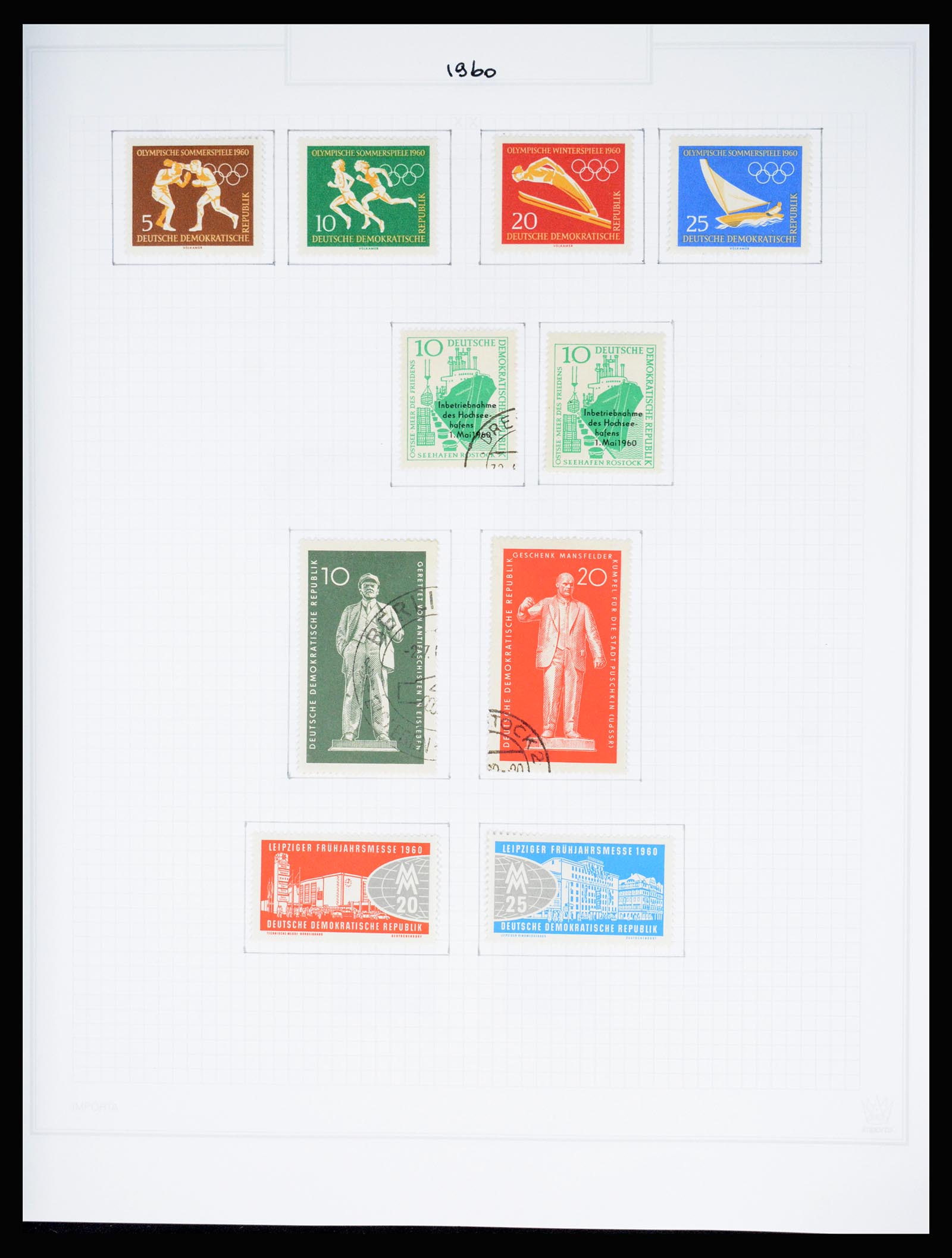 37062 098 - Stamp collection 37062 GDR 1949-1990.