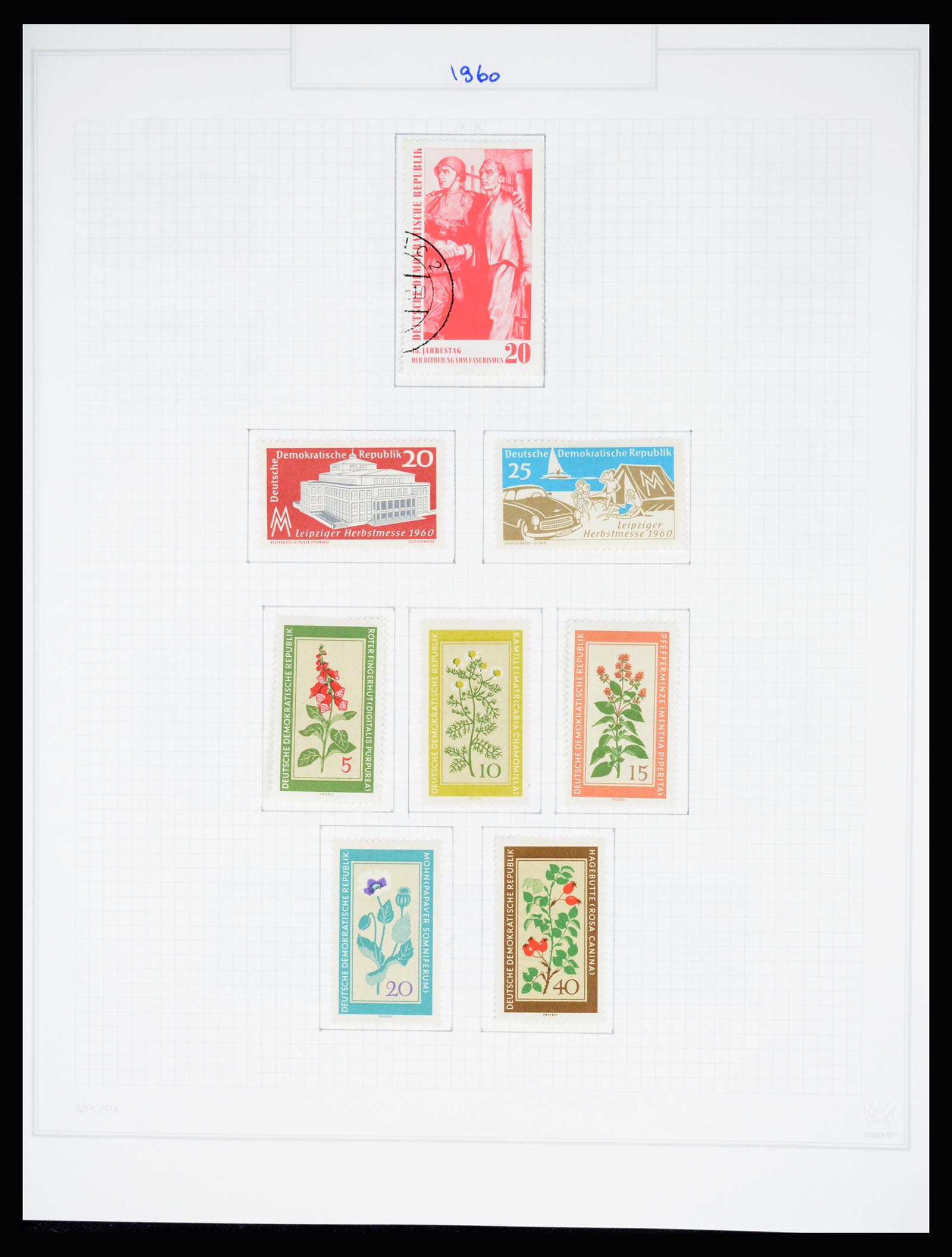 37062 099 - Stamp collection 37062 GDR 1949-1990.
