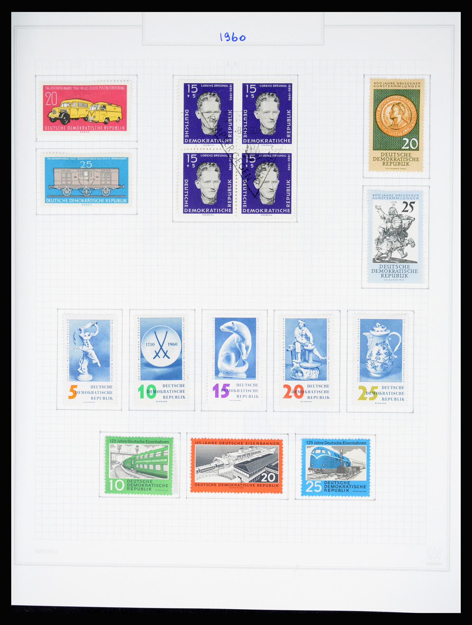 37062 100 - Stamp collection 37062 GDR 1949-1990.