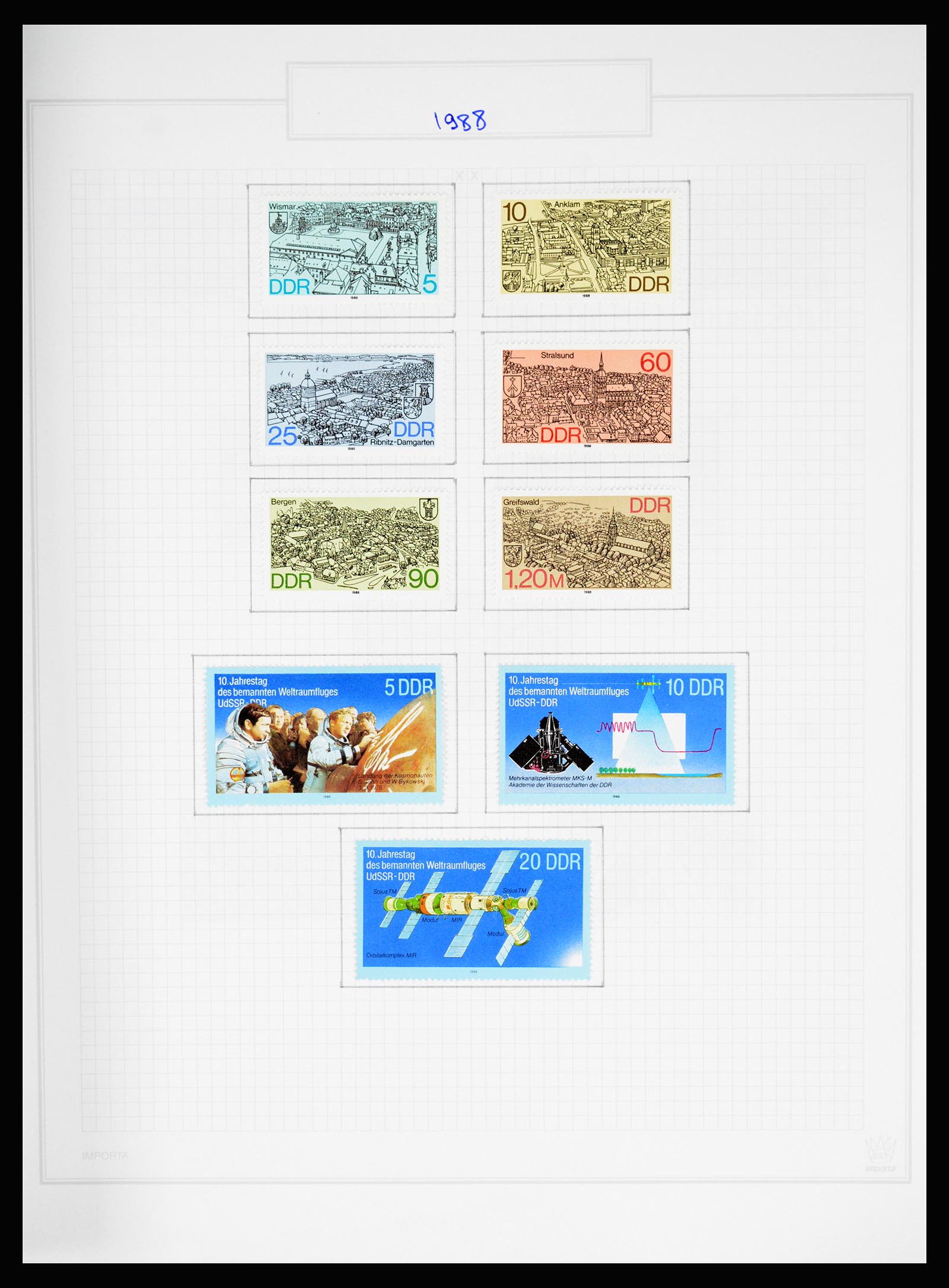 37062 681 - Stamp collection 37062 GDR 1949-1990.