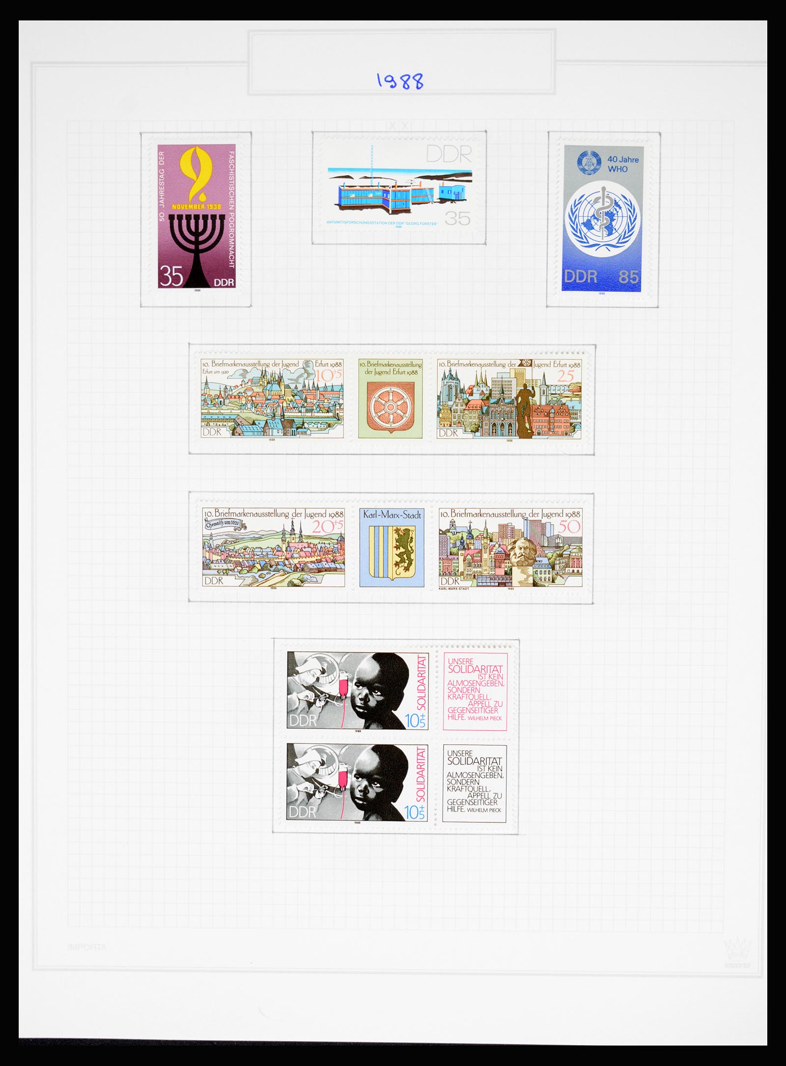 37062 684 - Stamp collection 37062 GDR 1949-1990.