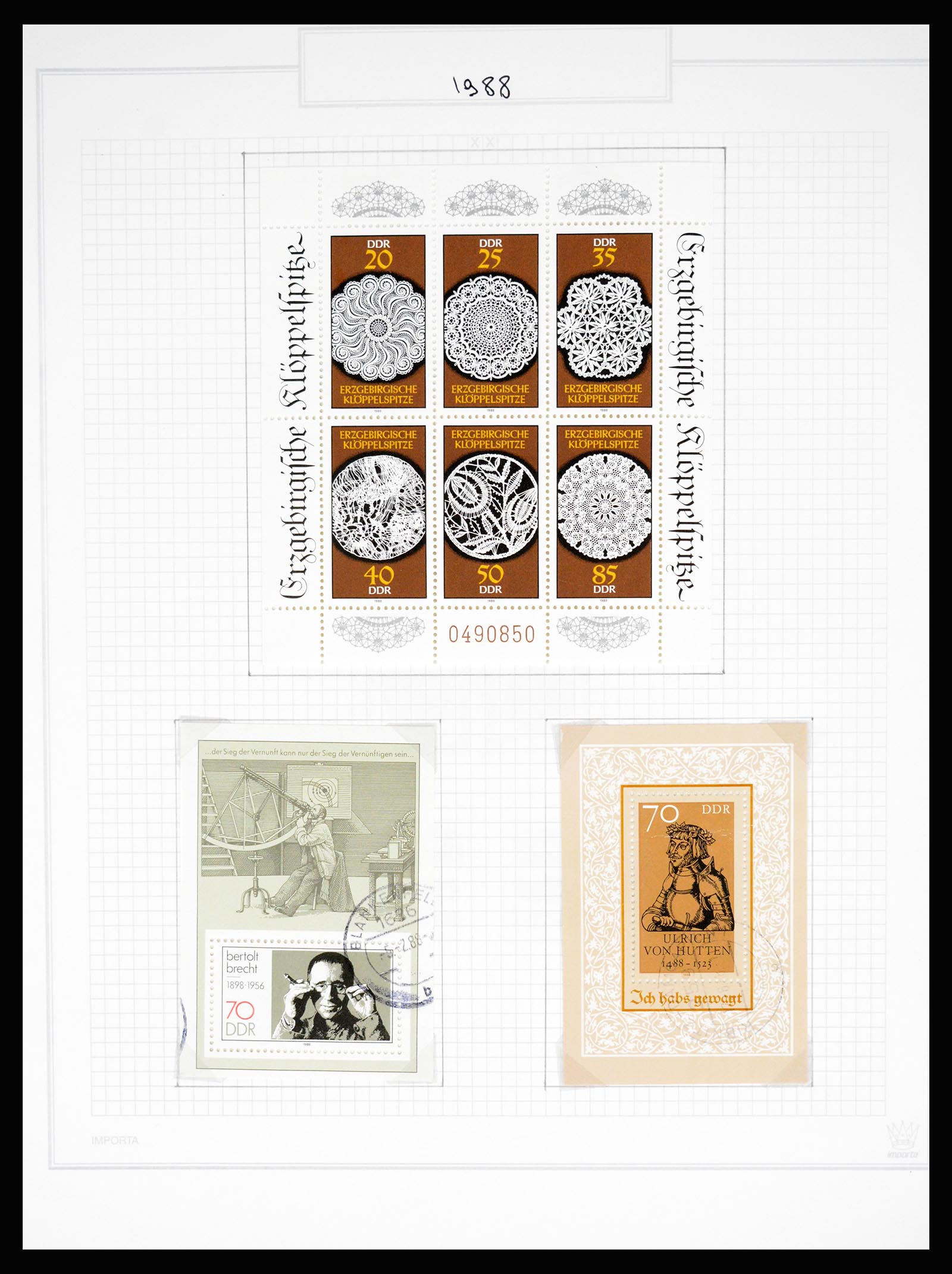 37062 687 - Stamp collection 37062 GDR 1949-1990.