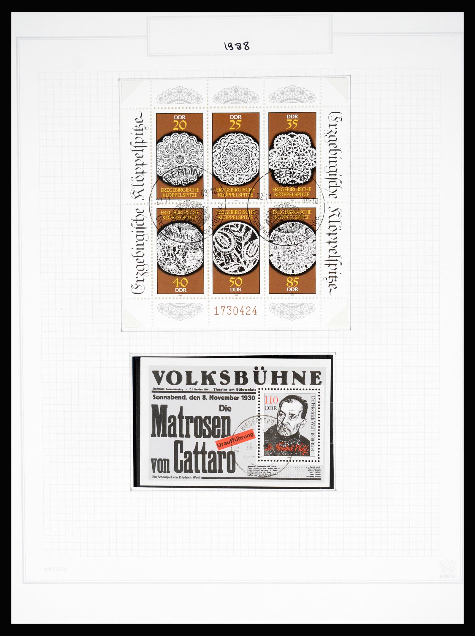 37062 692 - Stamp collection 37062 GDR 1949-1990.