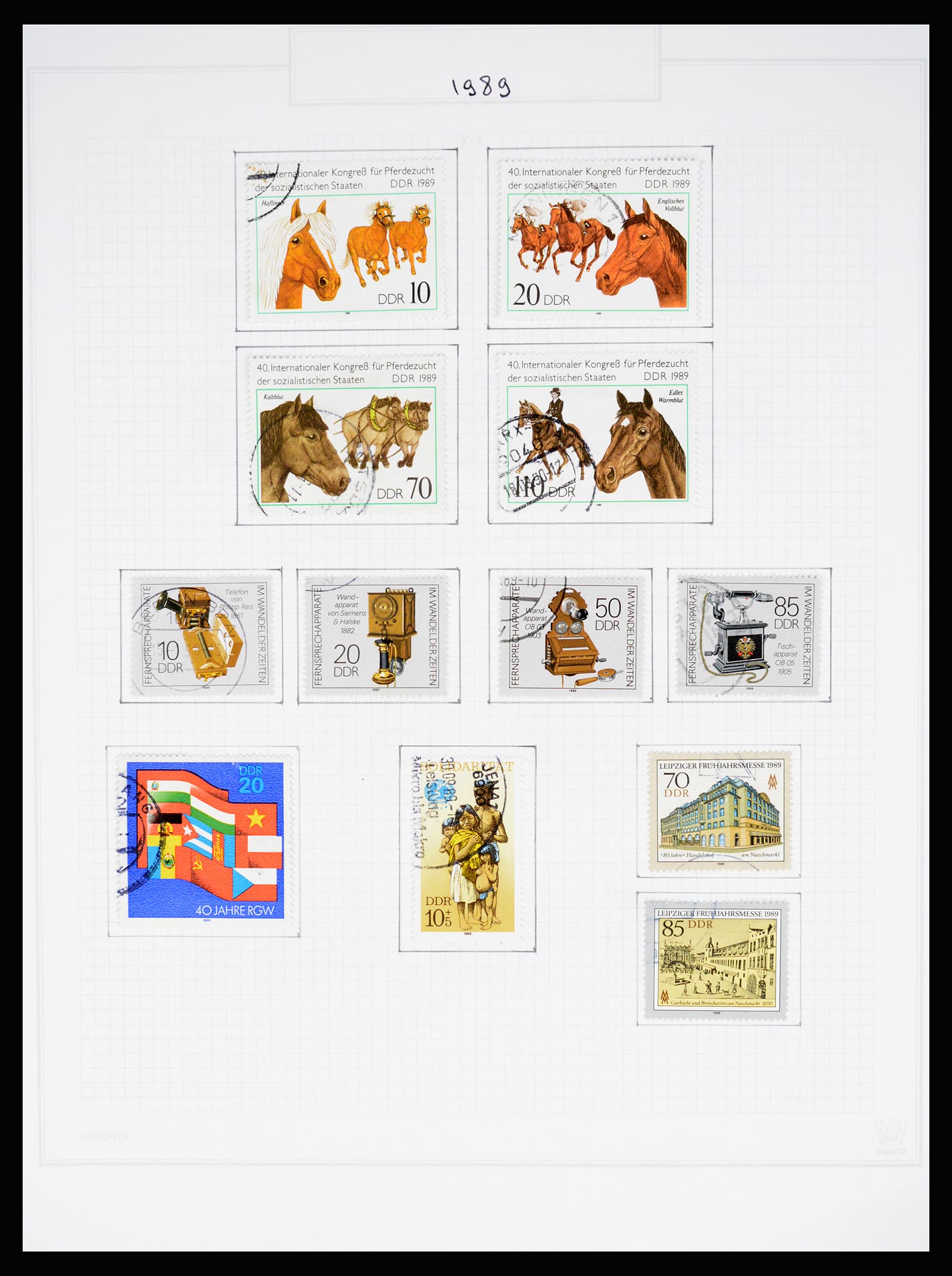 37062 693 - Stamp collection 37062 GDR 1949-1990.