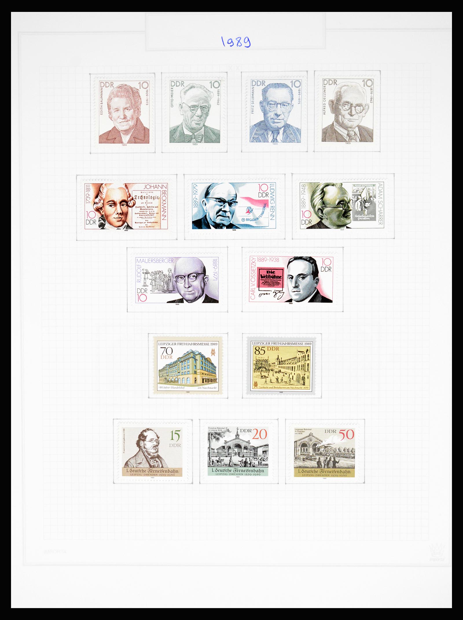 37062 694 - Stamp collection 37062 GDR 1949-1990.