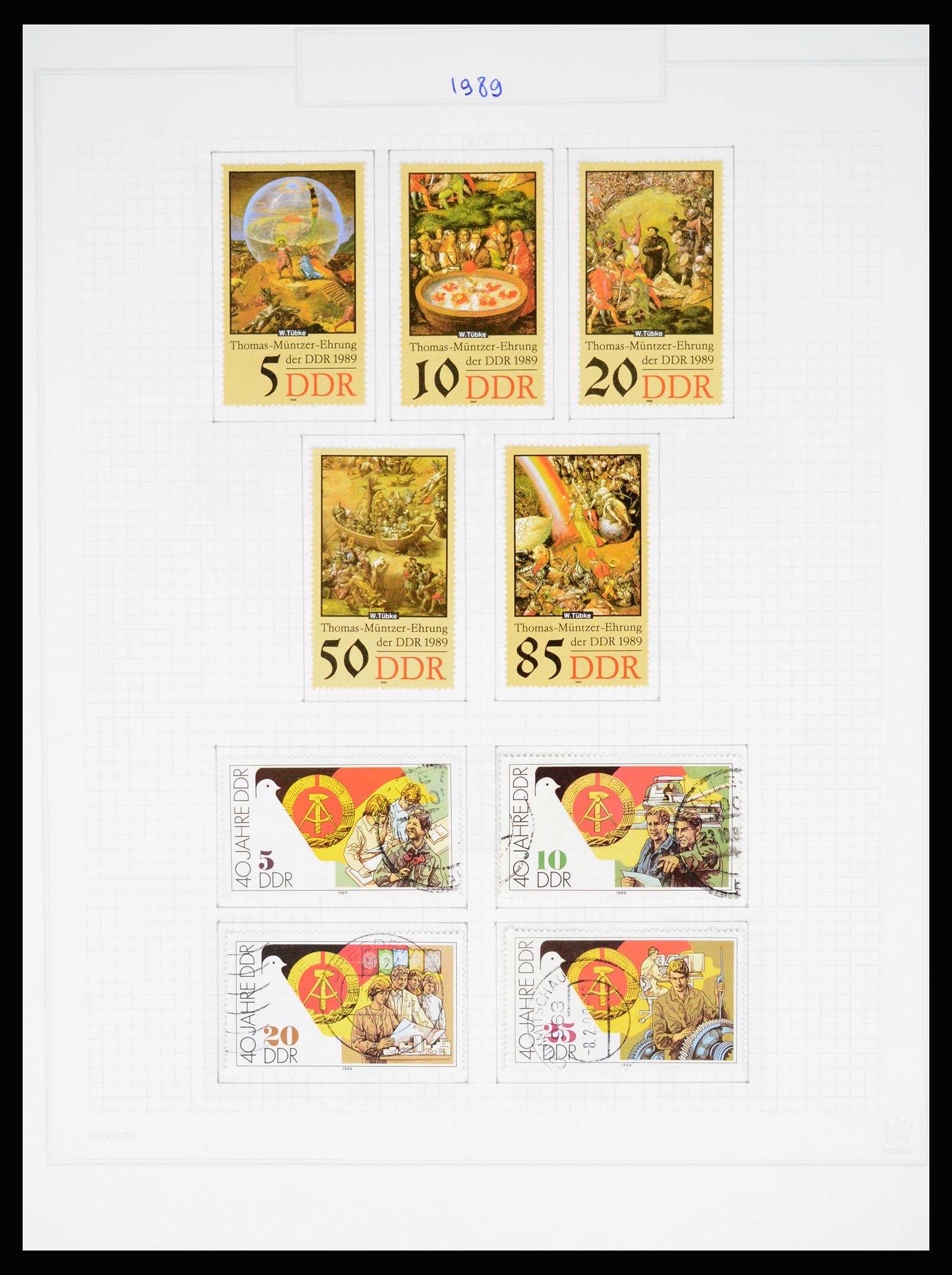 37062 696 - Stamp collection 37062 GDR 1949-1990.