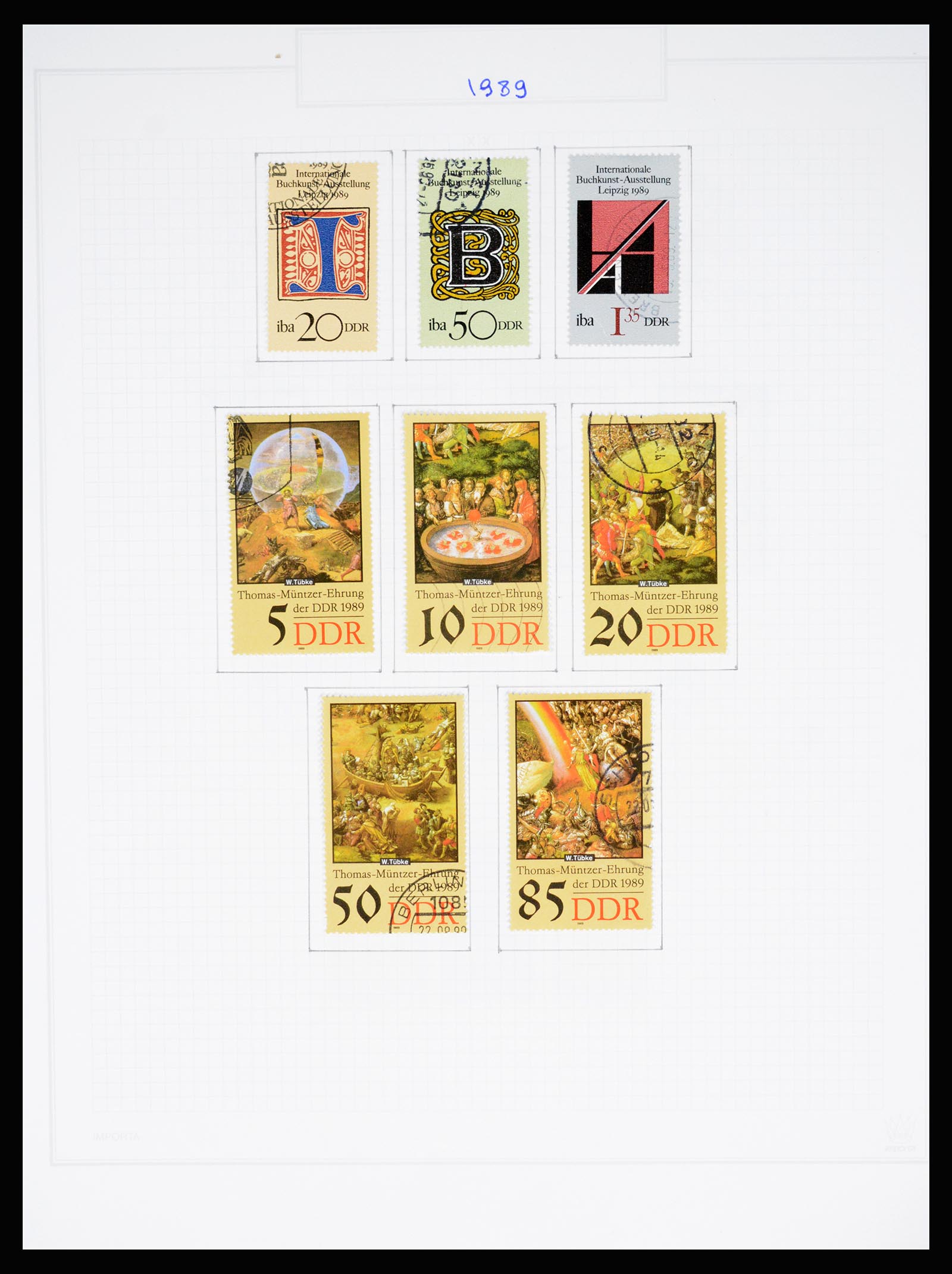 37062 698 - Stamp collection 37062 GDR 1949-1990.