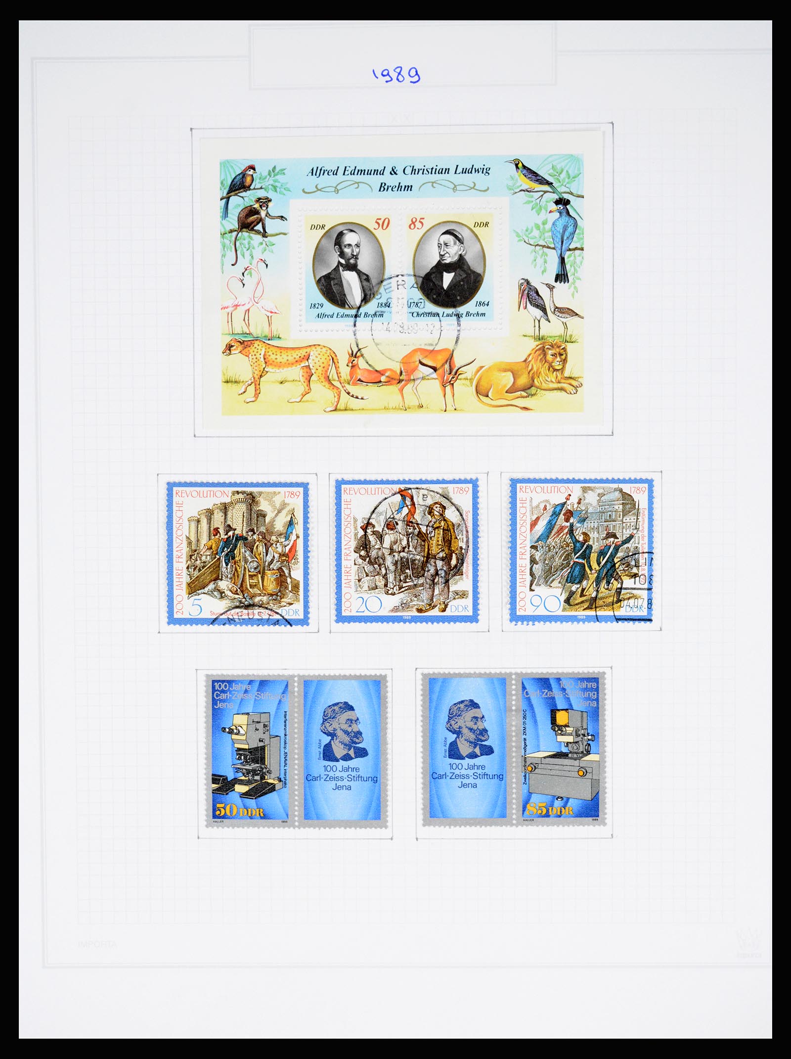 37062 701 - Stamp collection 37062 GDR 1949-1990.