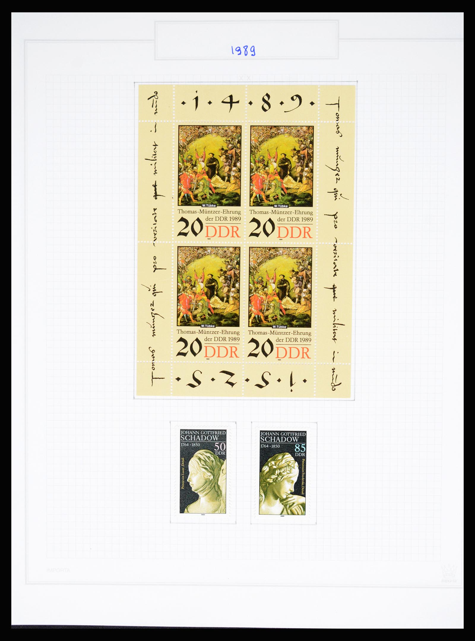 37062 706 - Stamp collection 37062 GDR 1949-1990.