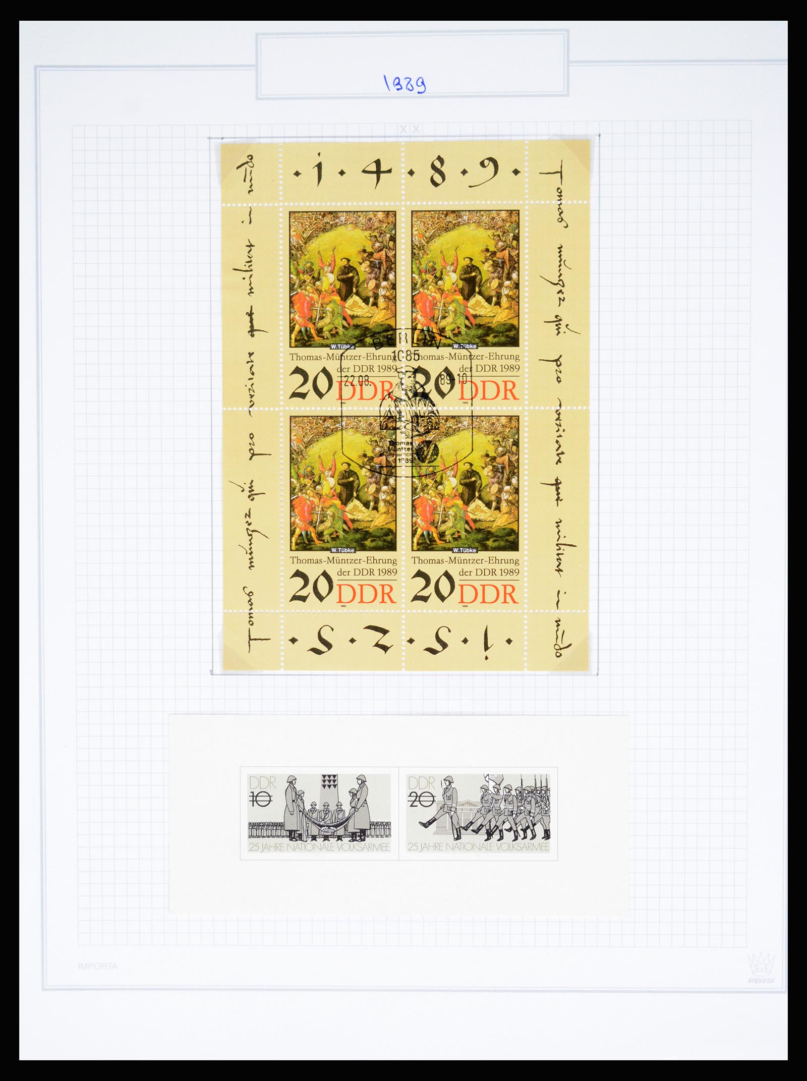 37062 707 - Stamp collection 37062 GDR 1949-1990.