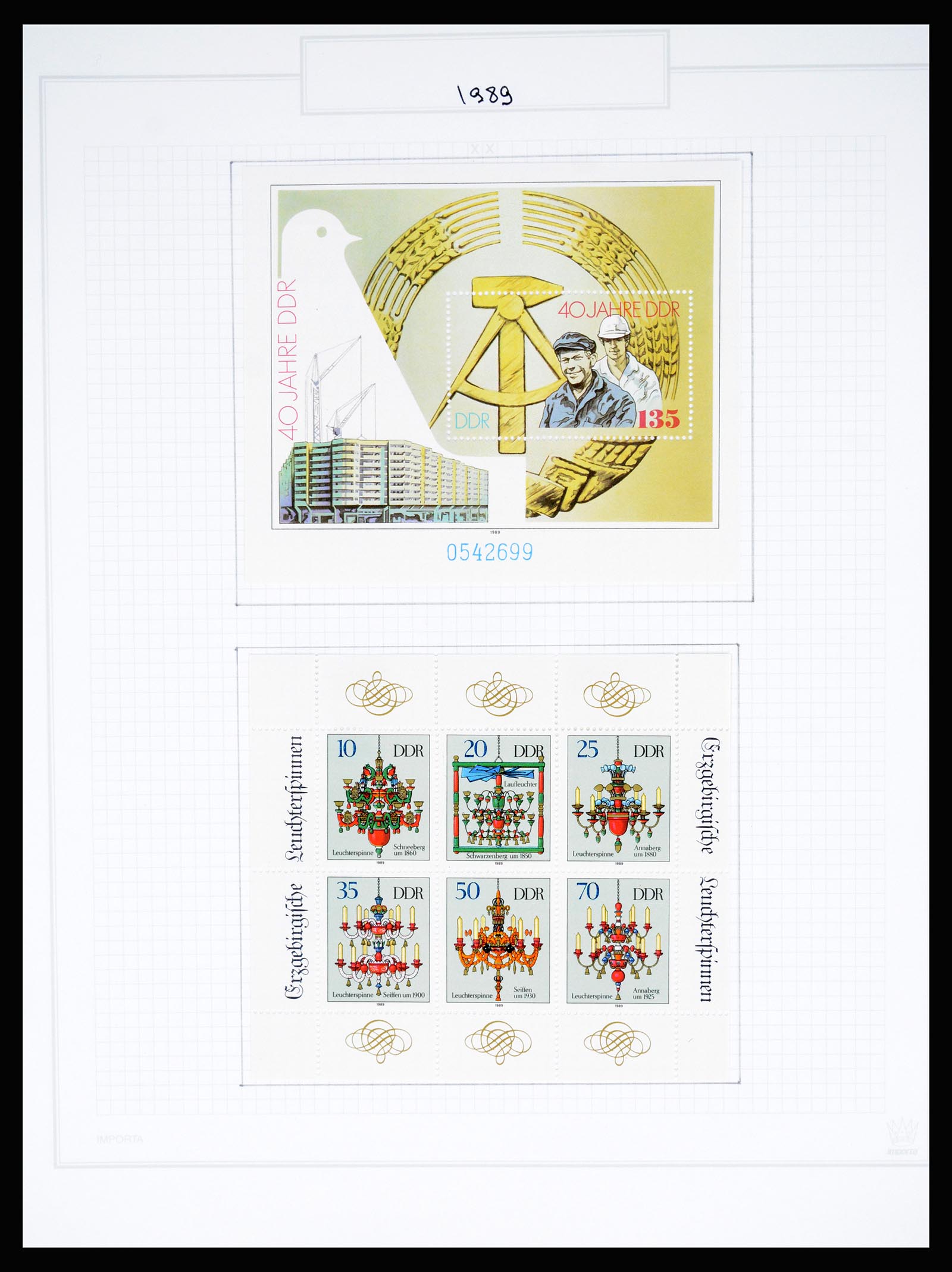37062 709 - Stamp collection 37062 GDR 1949-1990.