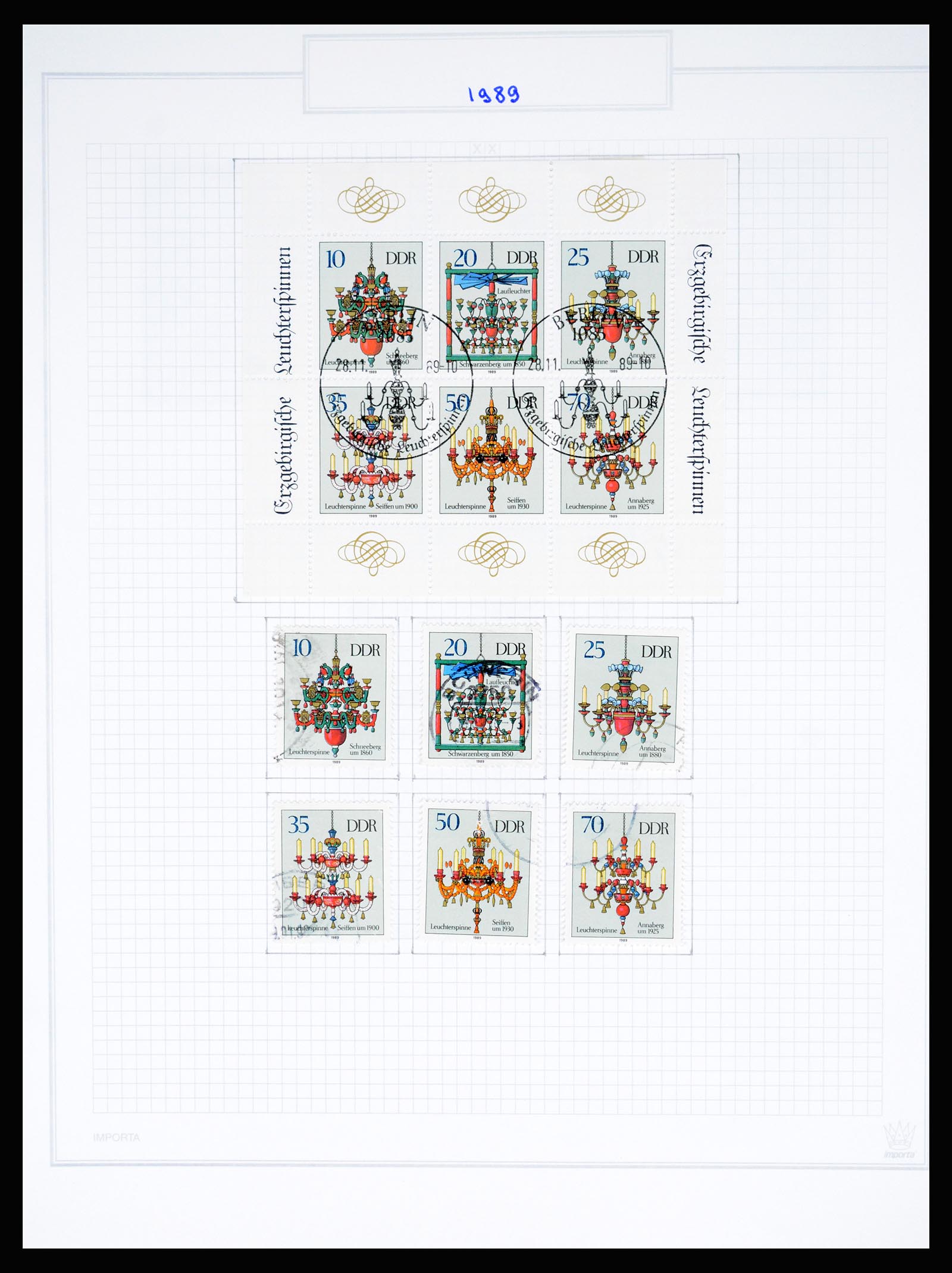 37062 710 - Stamp collection 37062 GDR 1949-1990.