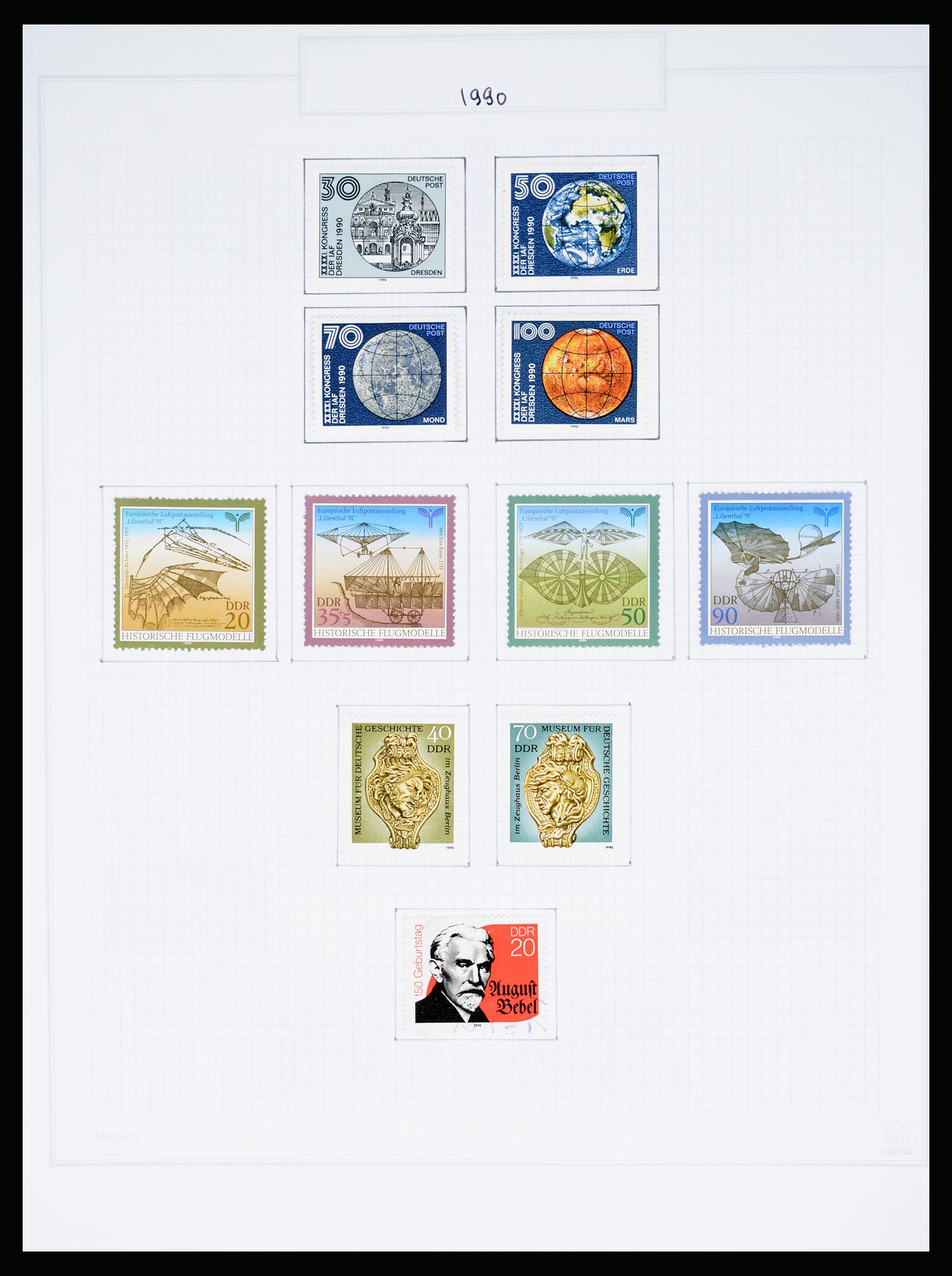 37062 716 - Stamp collection 37062 GDR 1949-1990.