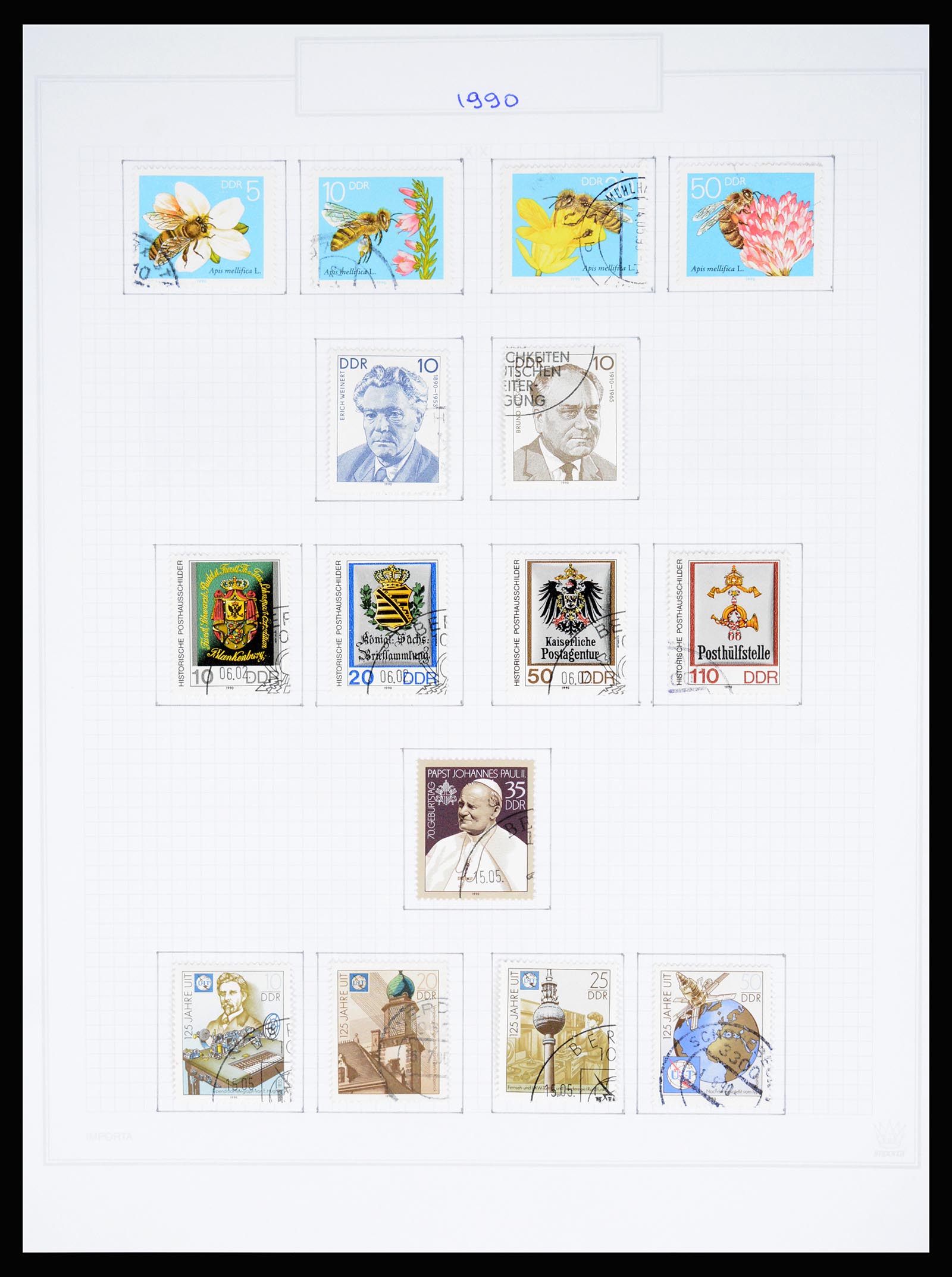 37062 719 - Stamp collection 37062 GDR 1949-1990.