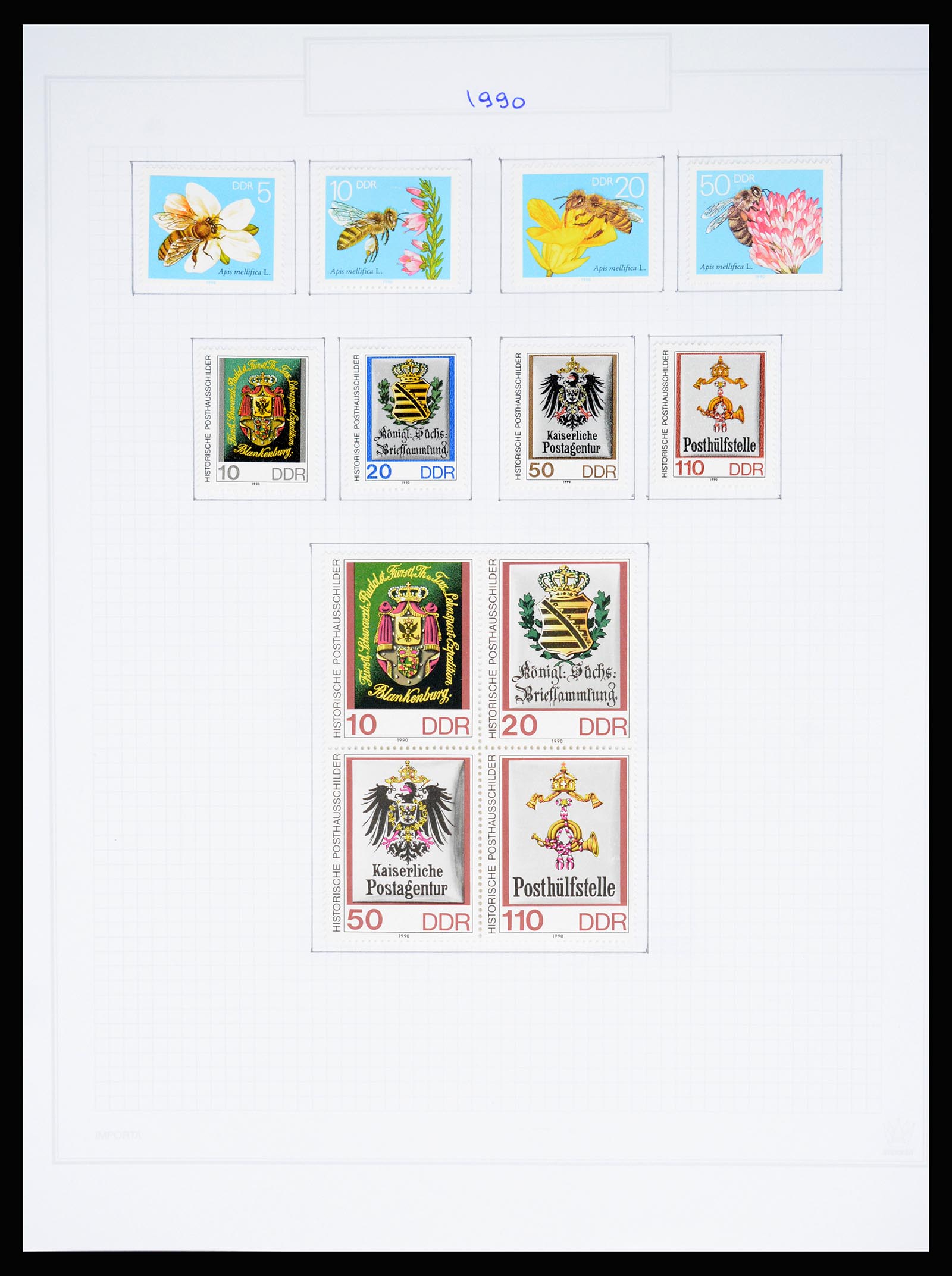 37062 721 - Postzegelverzameling 37062 DDR 1949-1990.