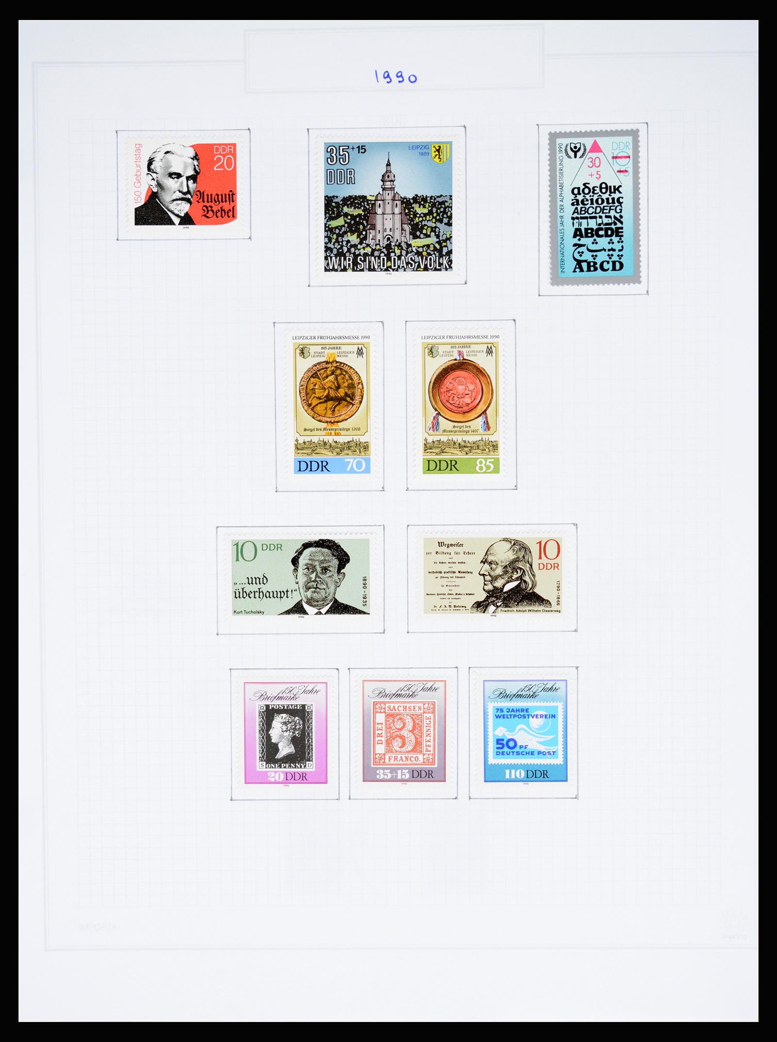 37062 722 - Stamp collection 37062 GDR 1949-1990.
