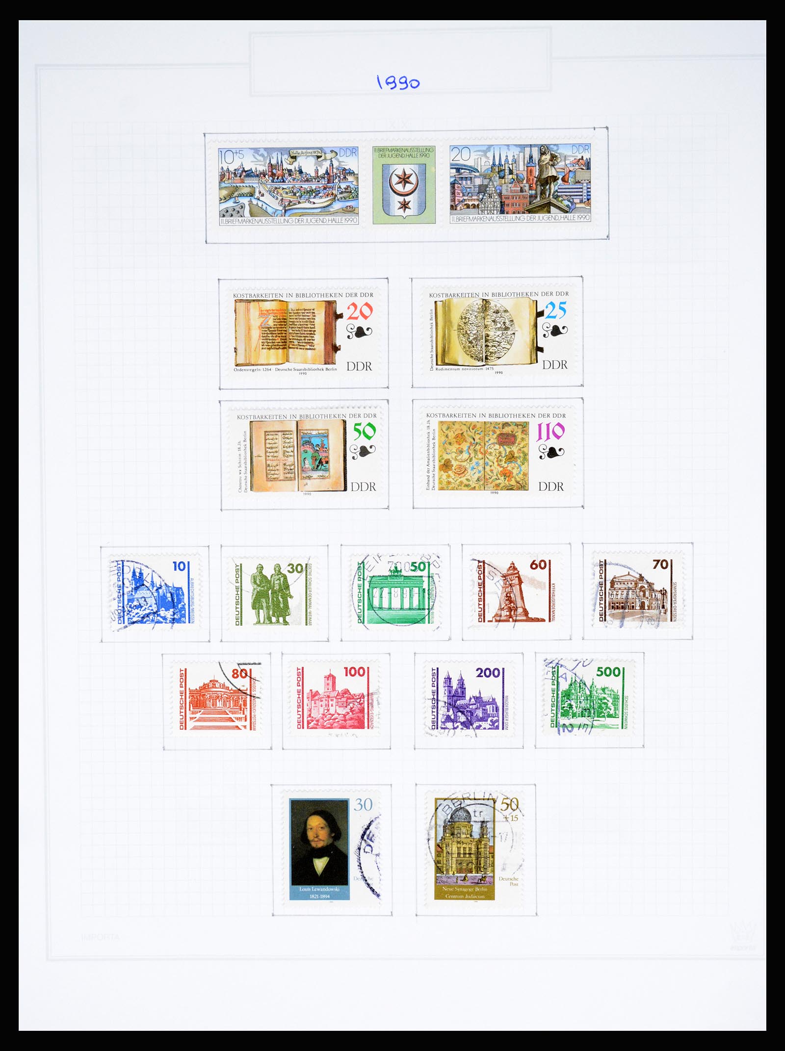 37062 723 - Stamp collection 37062 GDR 1949-1990.
