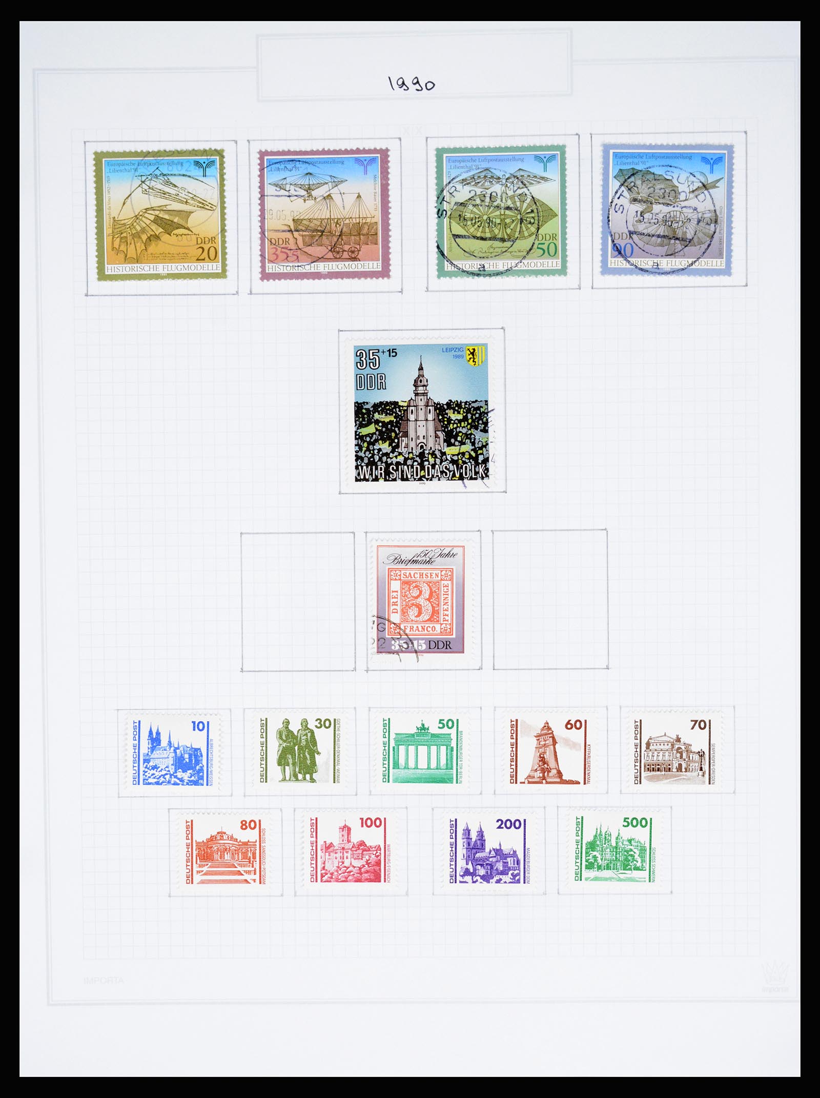 37062 724 - Postzegelverzameling 37062 DDR 1949-1990.