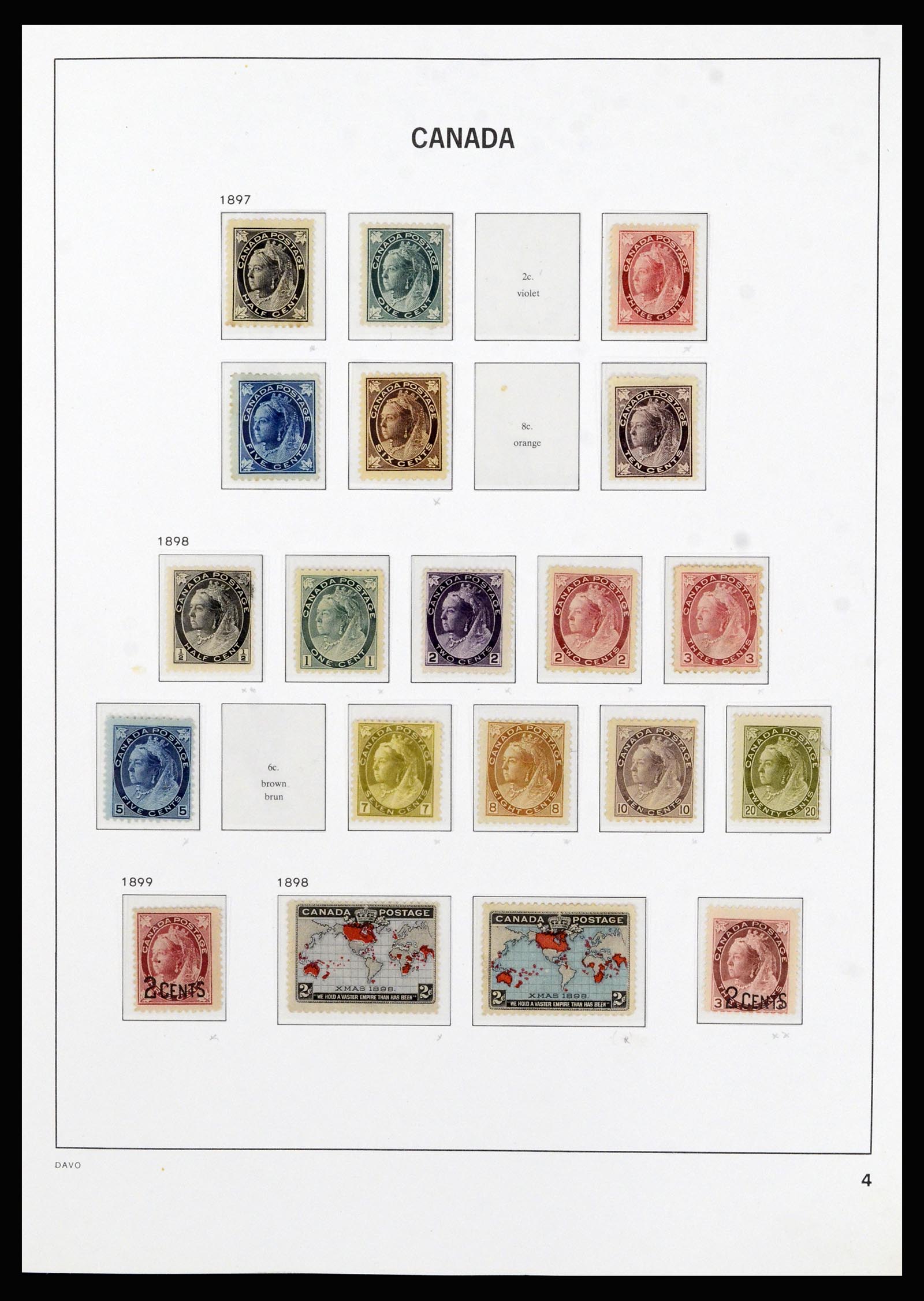 37063 004 - Postzegelverzameling 37063 Canada 1859-1985.
