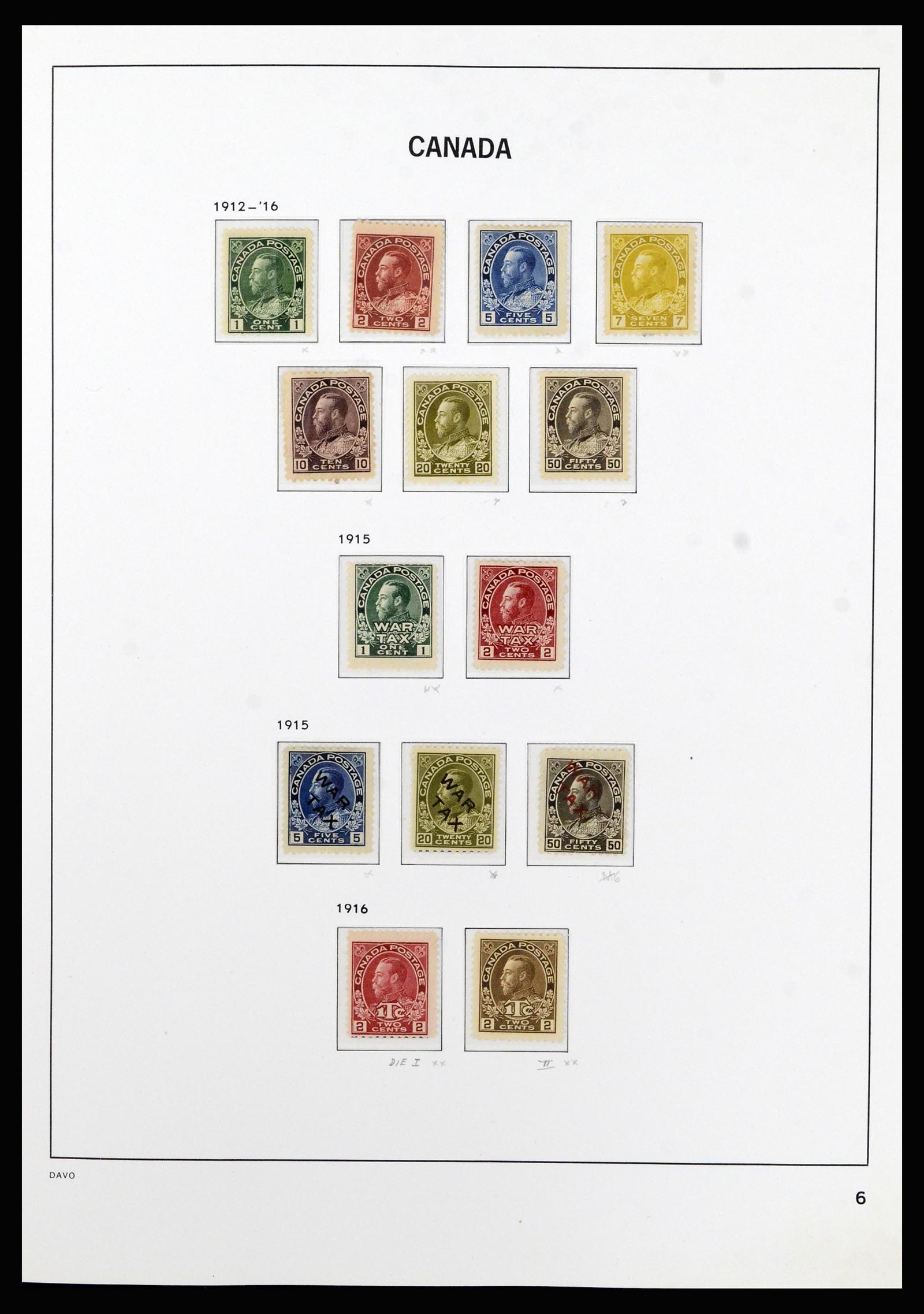 37063 006 - Postzegelverzameling 37063 Canada 1859-1985.