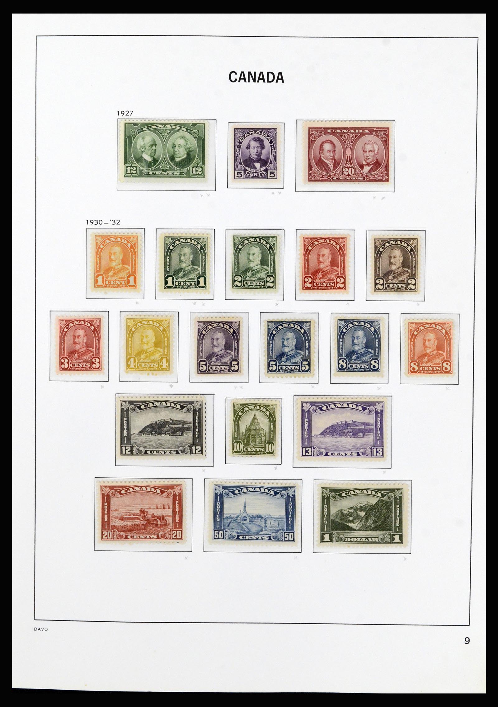 37063 011 - Postzegelverzameling 37063 Canada 1859-1985.