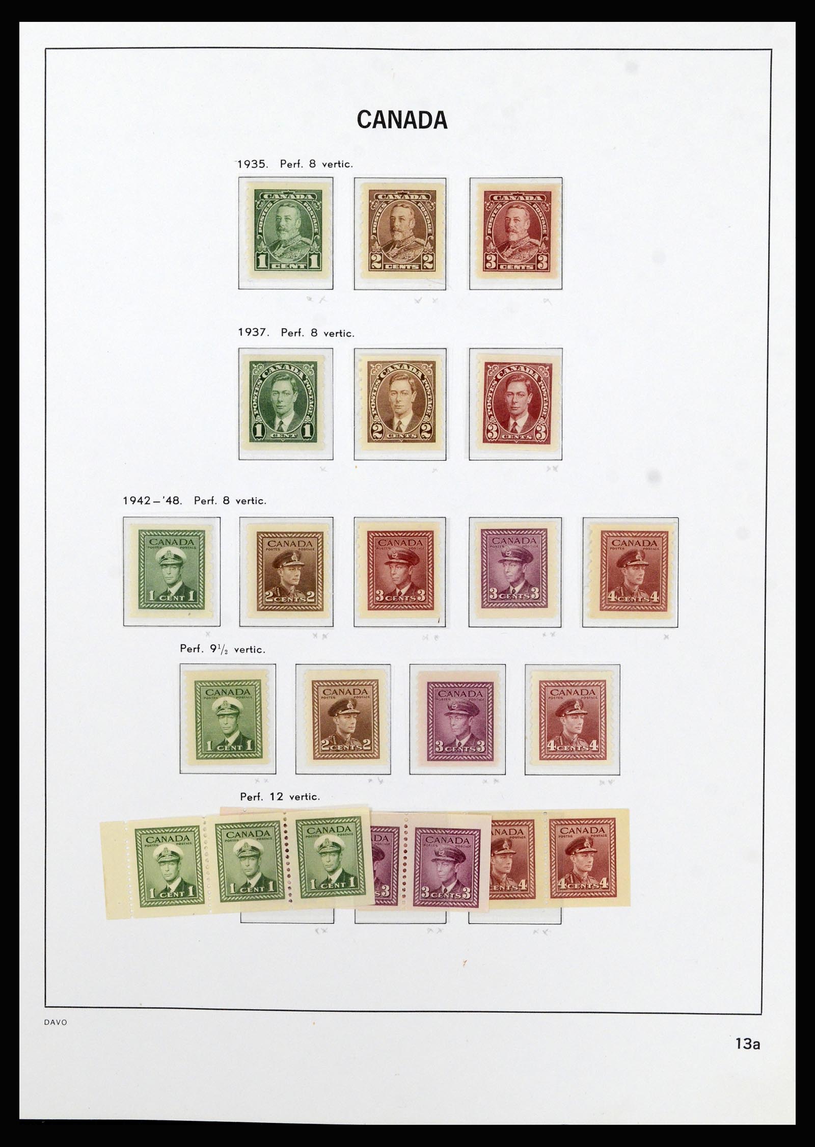 37063 017 - Postzegelverzameling 37063 Canada 1859-1985.