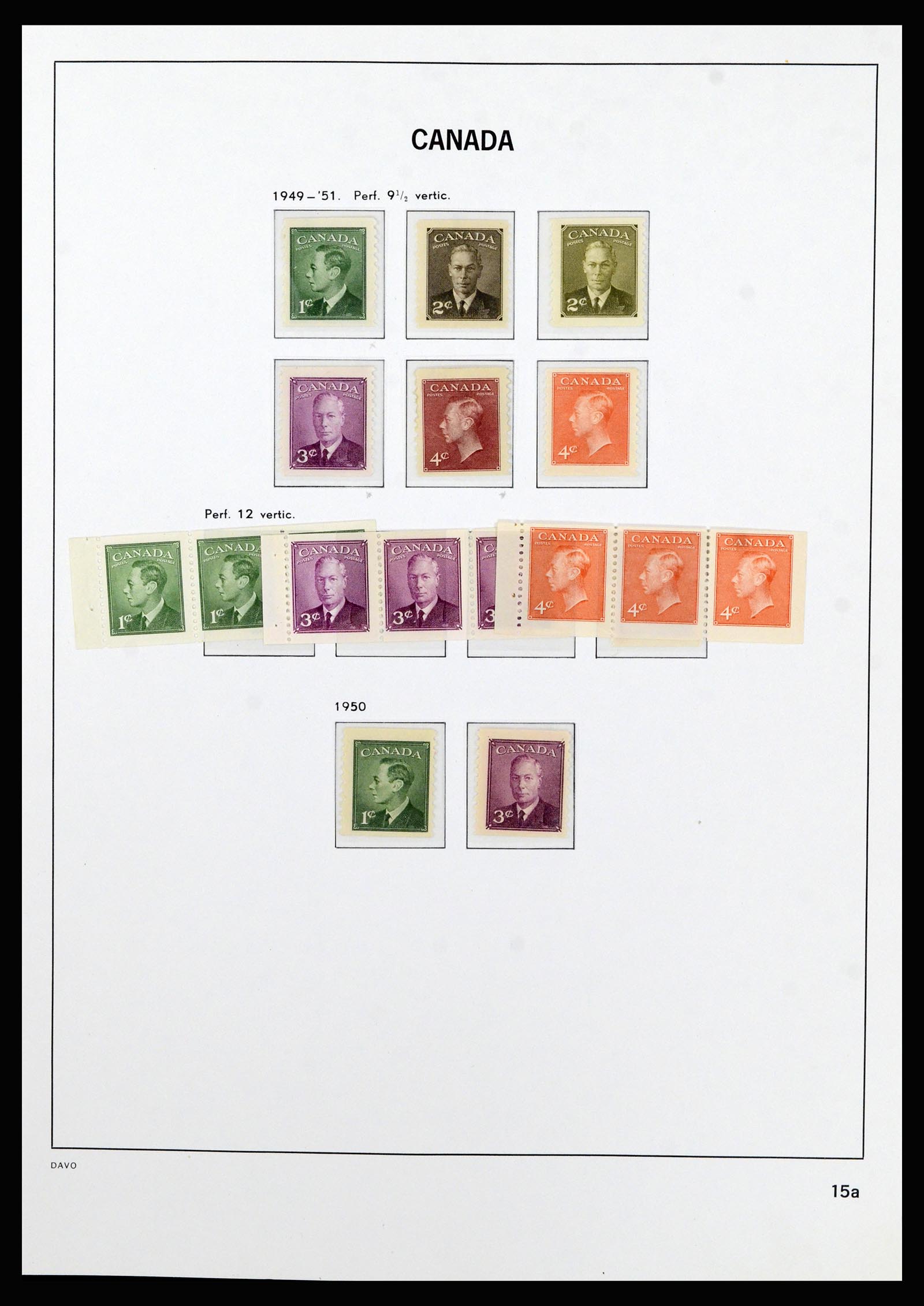37063 020 - Postzegelverzameling 37063 Canada 1859-1985.