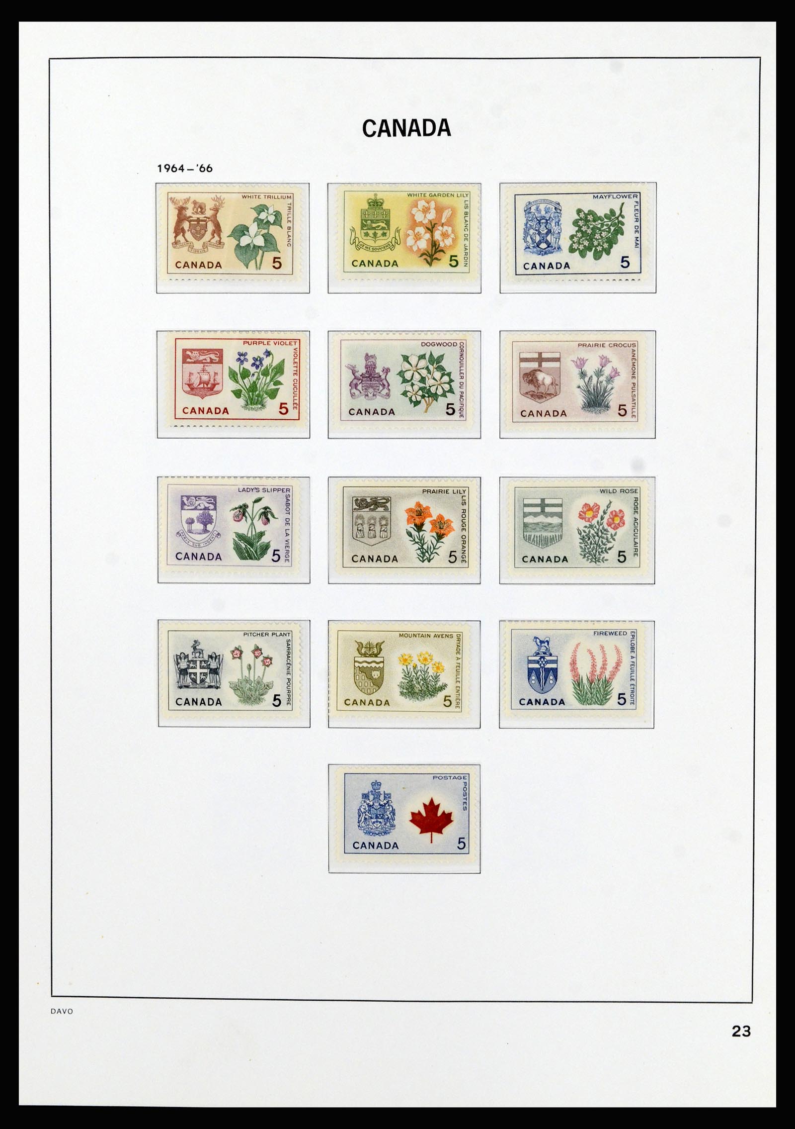 37063 030 - Postzegelverzameling 37063 Canada 1859-1985.