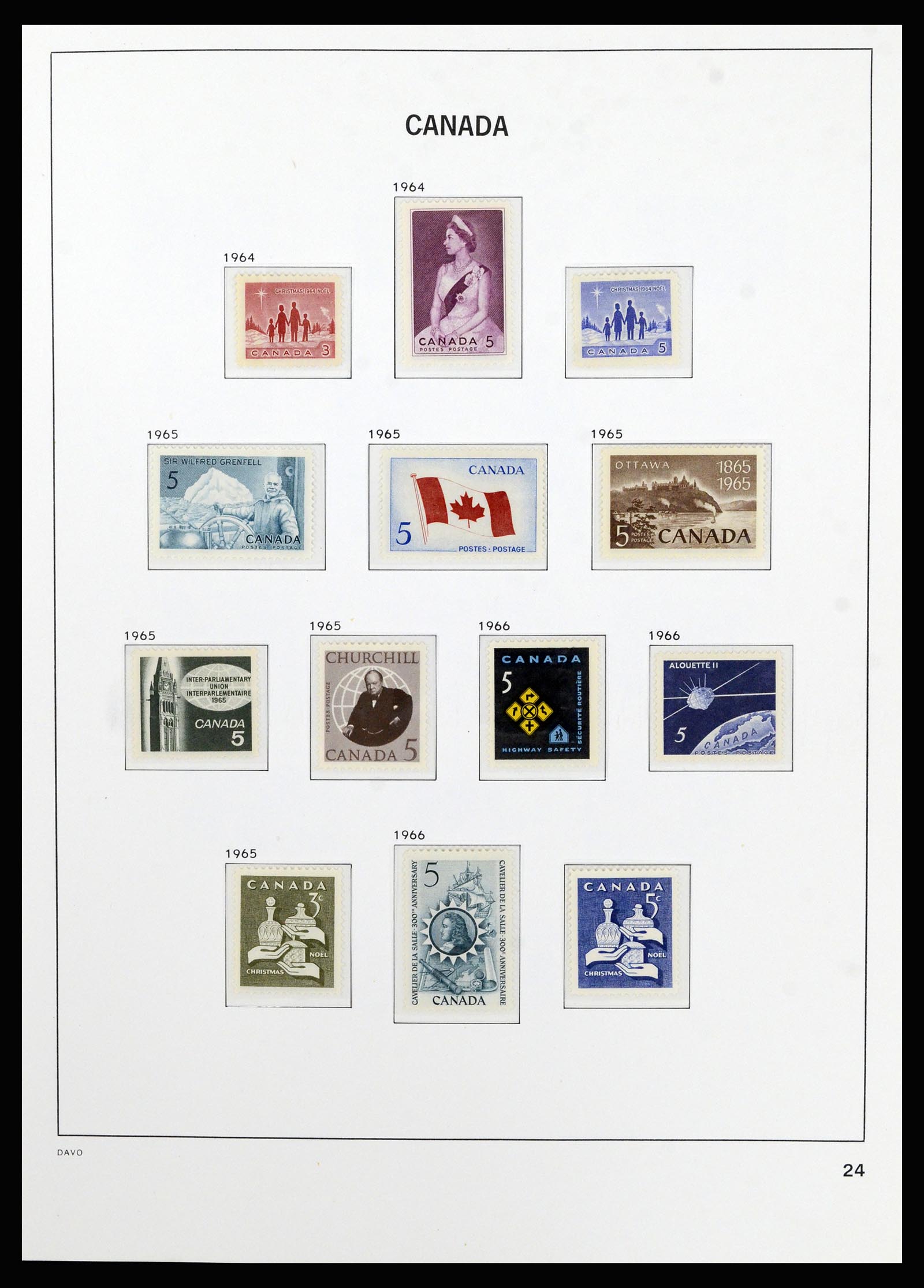 37063 031 - Postzegelverzameling 37063 Canada 1859-1985.