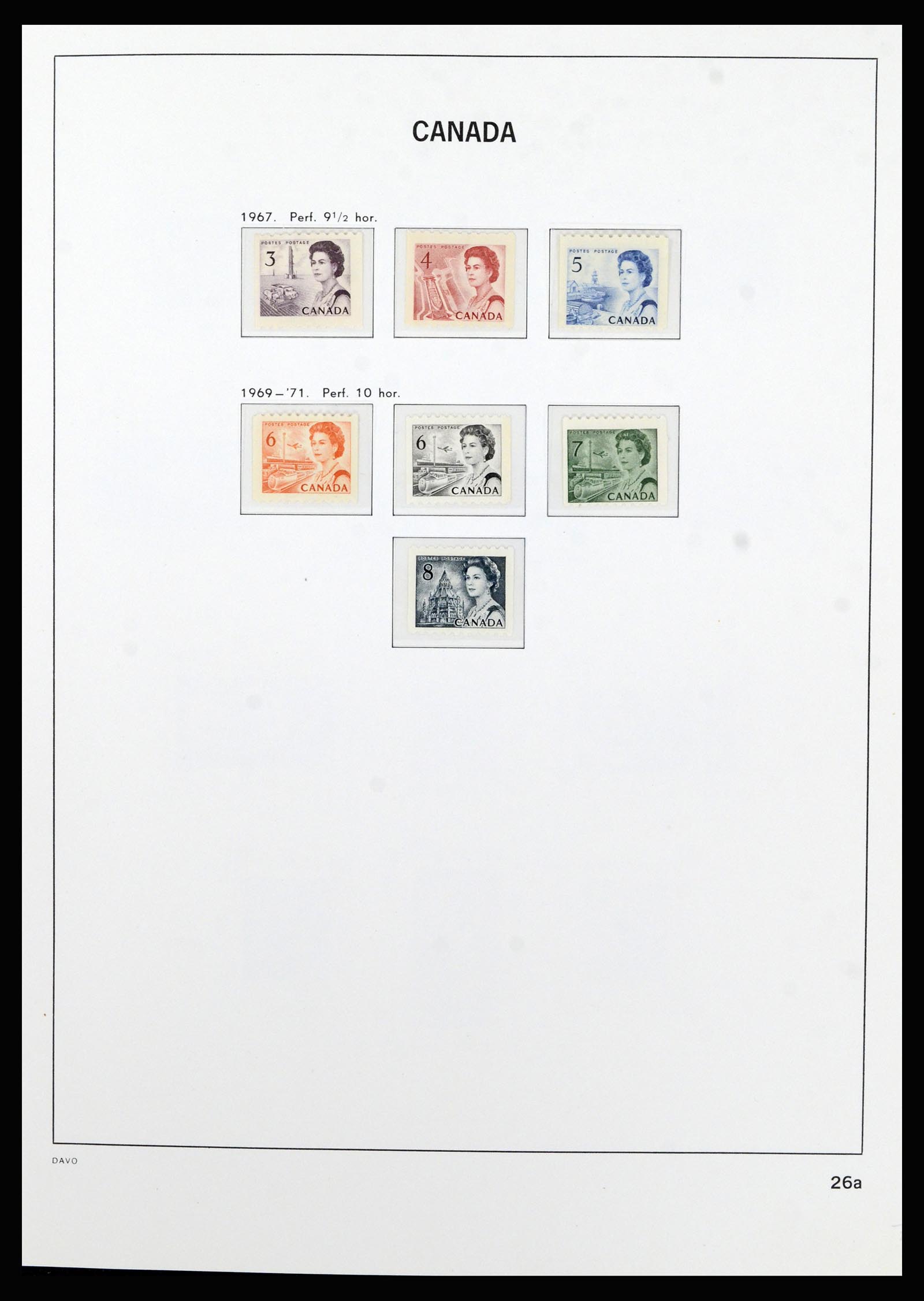 37063 034 - Postzegelverzameling 37063 Canada 1859-1985.