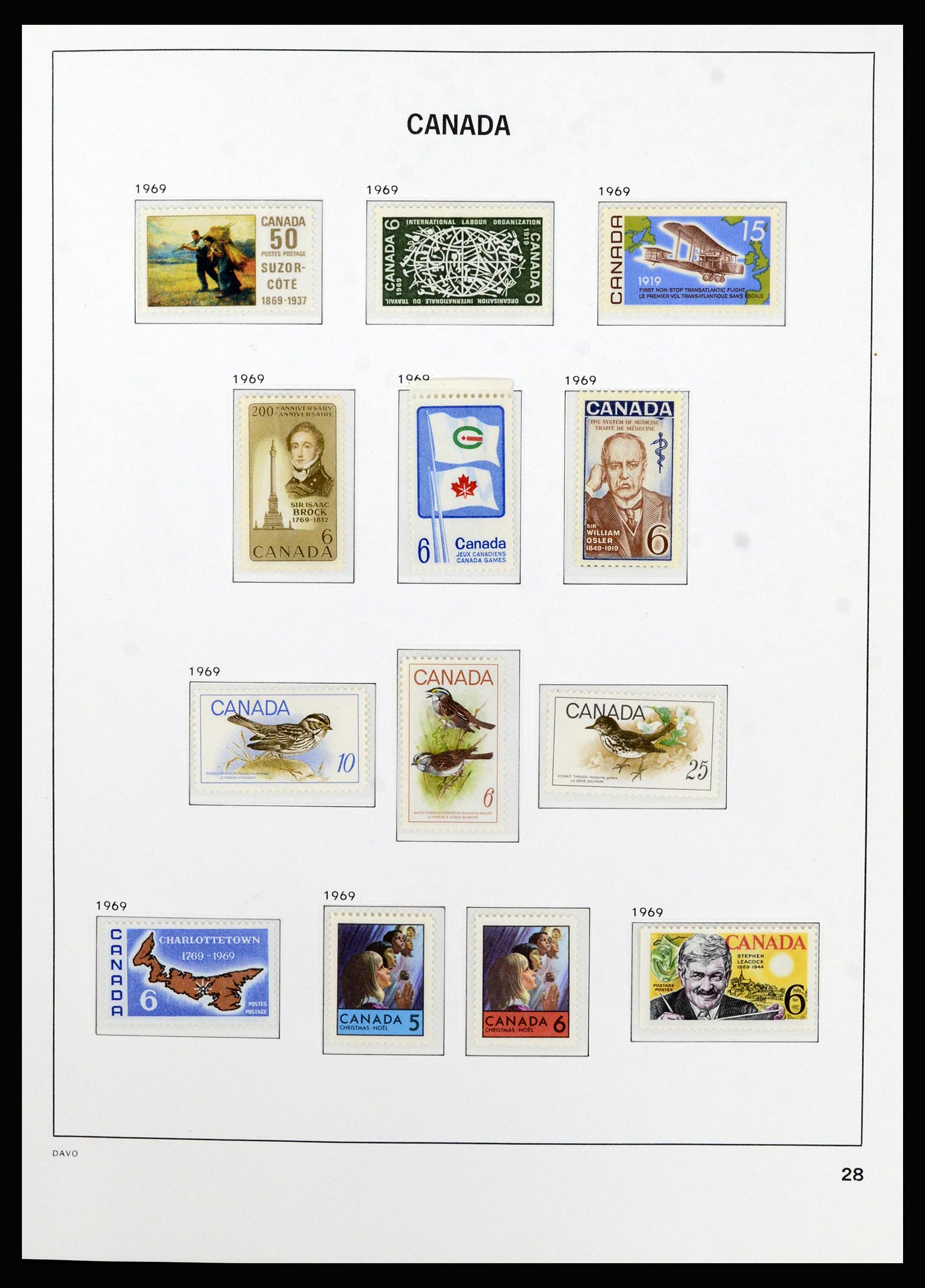 37063 036 - Postzegelverzameling 37063 Canada 1859-1985.