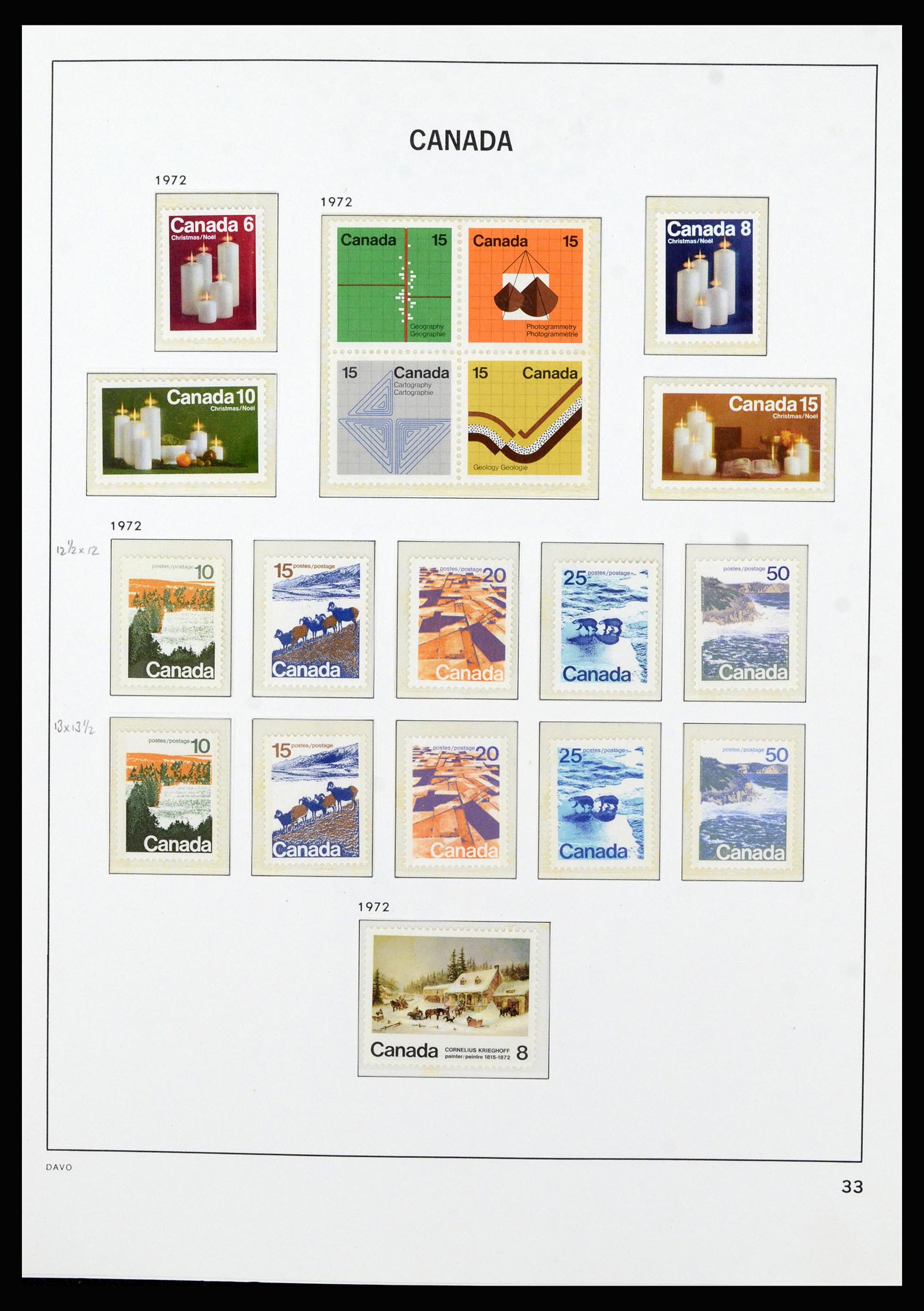 37063 041 - Postzegelverzameling 37063 Canada 1859-1985.