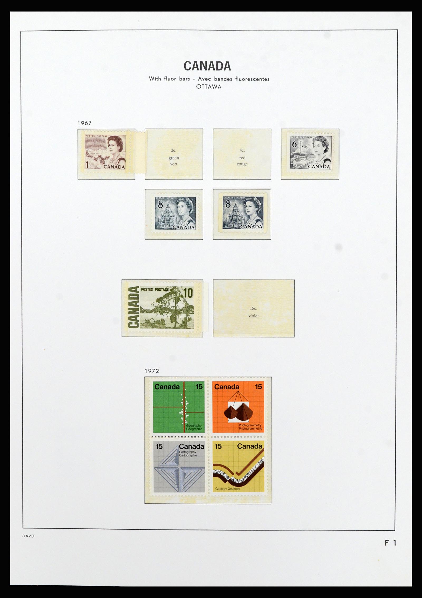 37063 042 - Postzegelverzameling 37063 Canada 1859-1985.