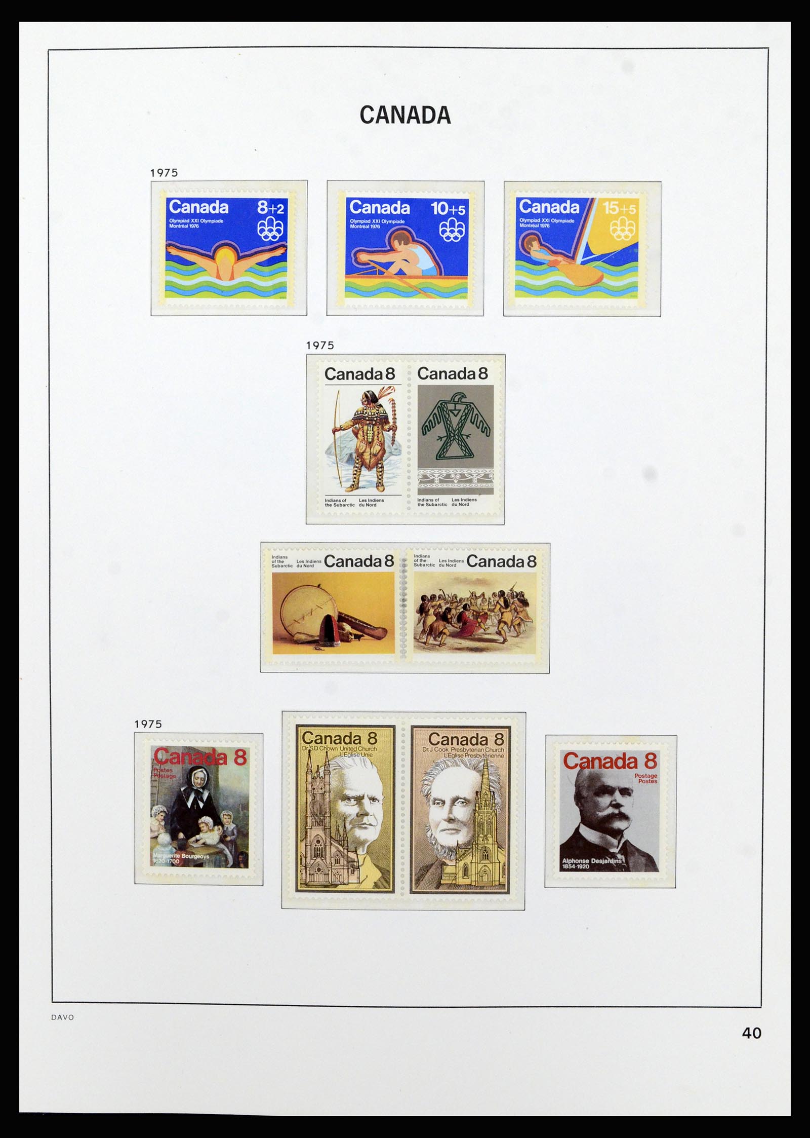 37063 050 - Postzegelverzameling 37063 Canada 1859-1985.