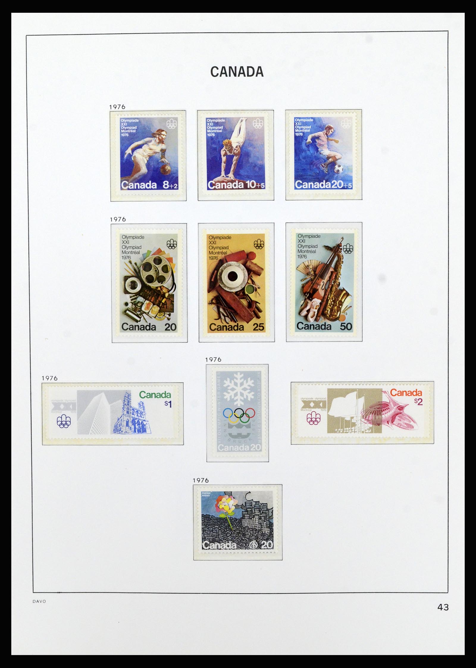 37063 053 - Postzegelverzameling 37063 Canada 1859-1985.