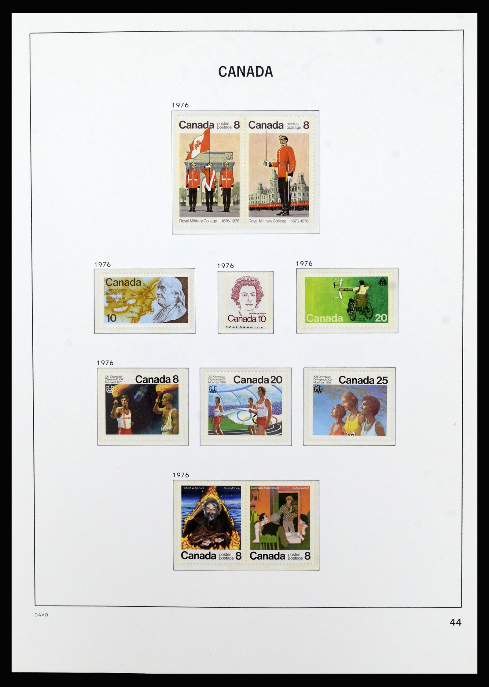 37063 054 - Postzegelverzameling 37063 Canada 1859-1985.