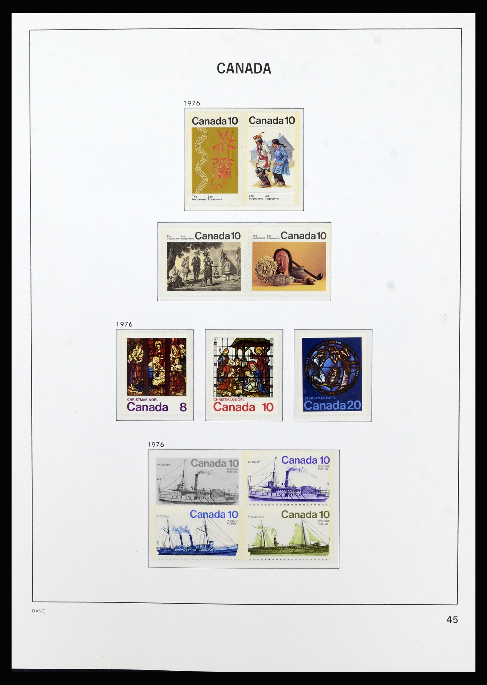 37063 055 - Postzegelverzameling 37063 Canada 1859-1985.