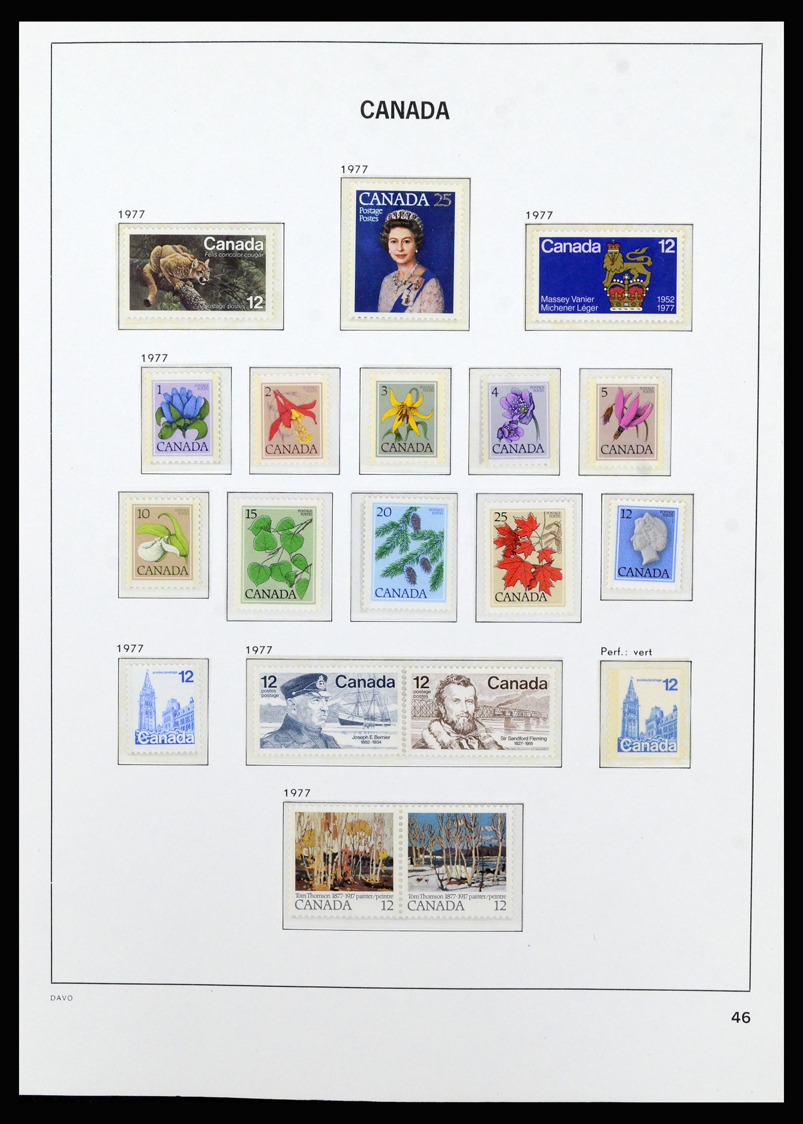 37063 056 - Postzegelverzameling 37063 Canada 1859-1985.