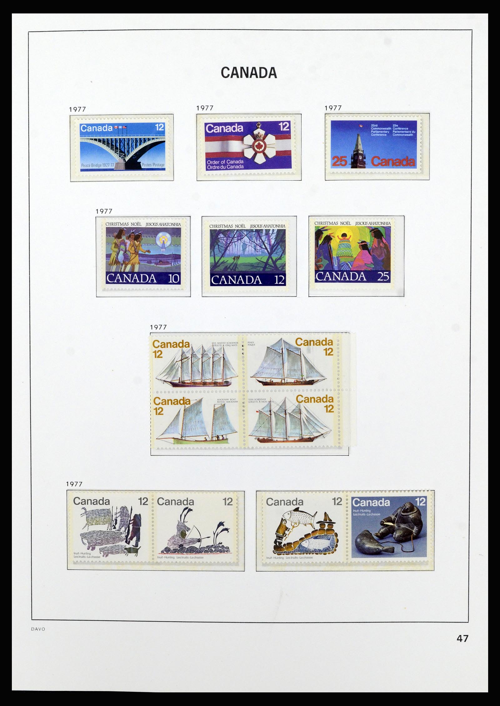 37063 058 - Postzegelverzameling 37063 Canada 1859-1985.