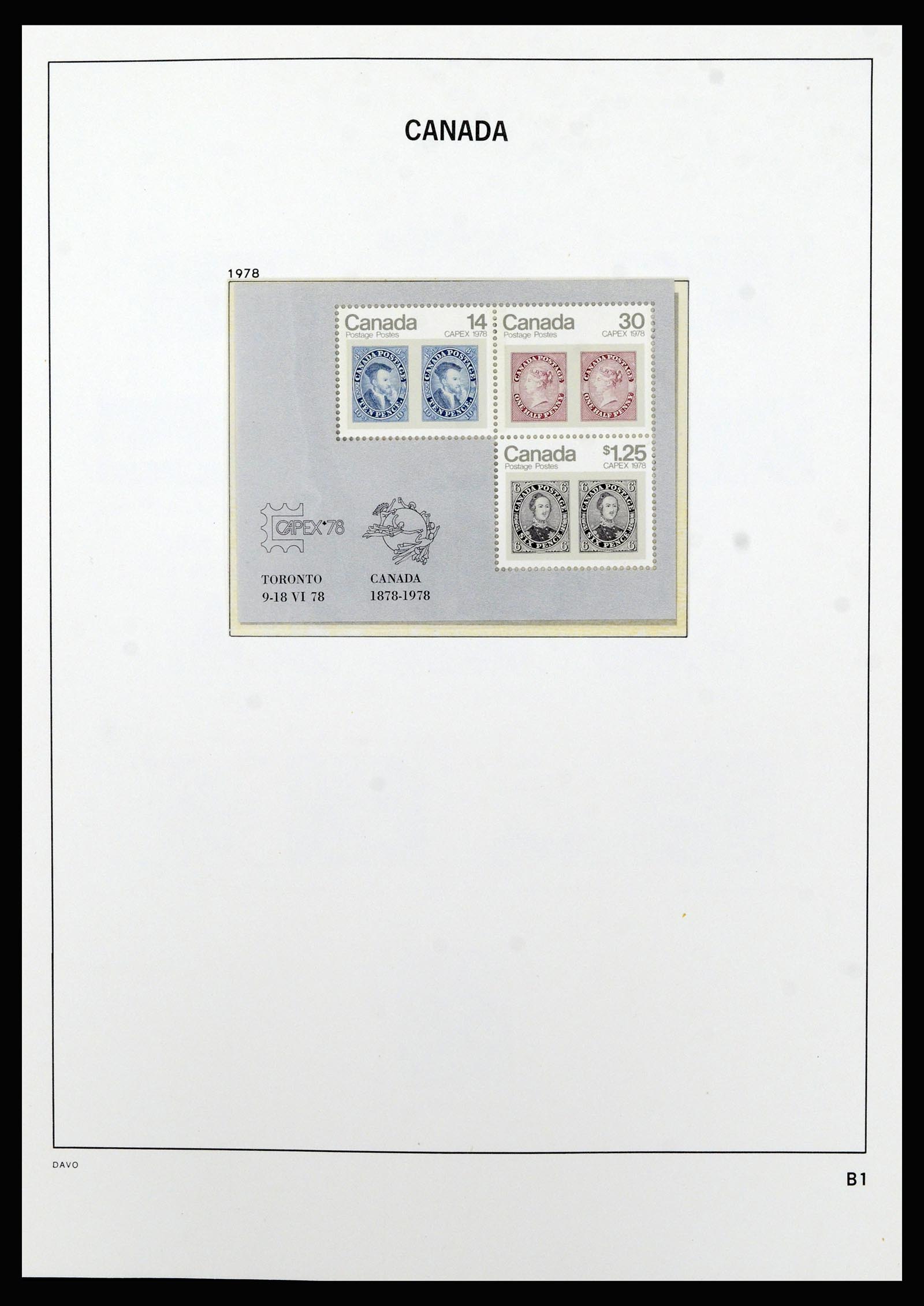 37063 060 - Postzegelverzameling 37063 Canada 1859-1985.
