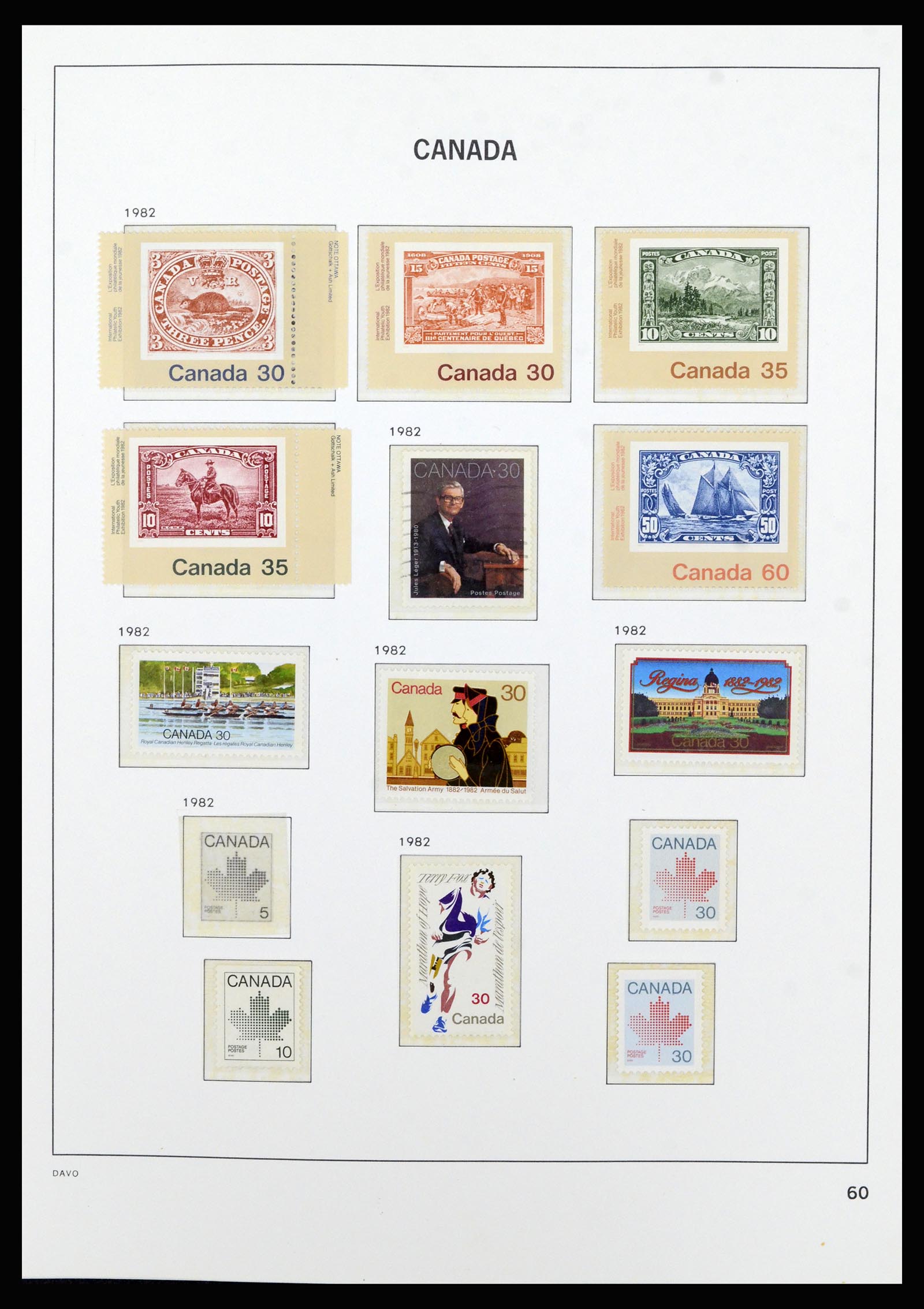 37063 073 - Stamp collection 37063 Canada 1859-1985.