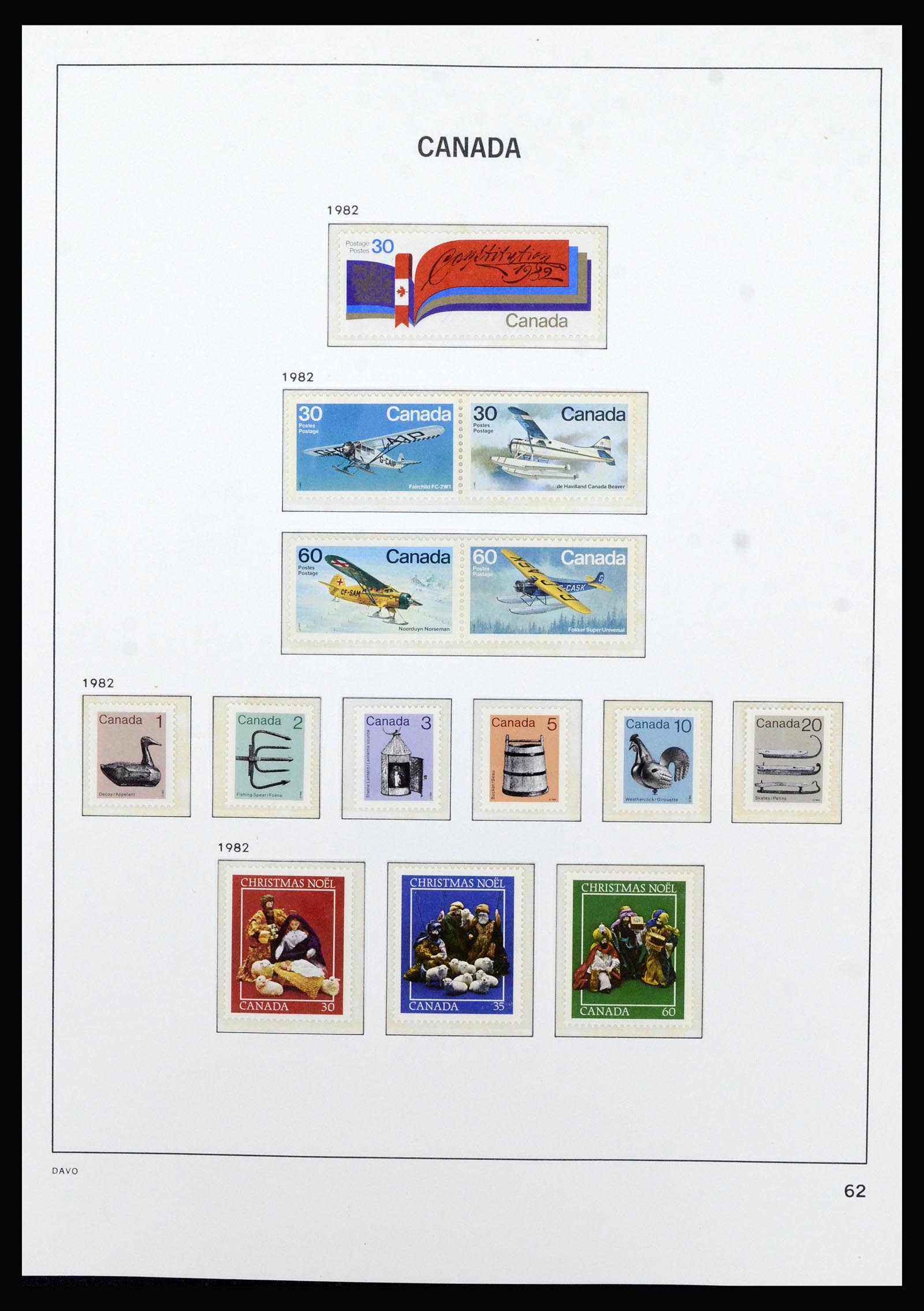 37063 077 - Stamp collection 37063 Canada 1859-1985.