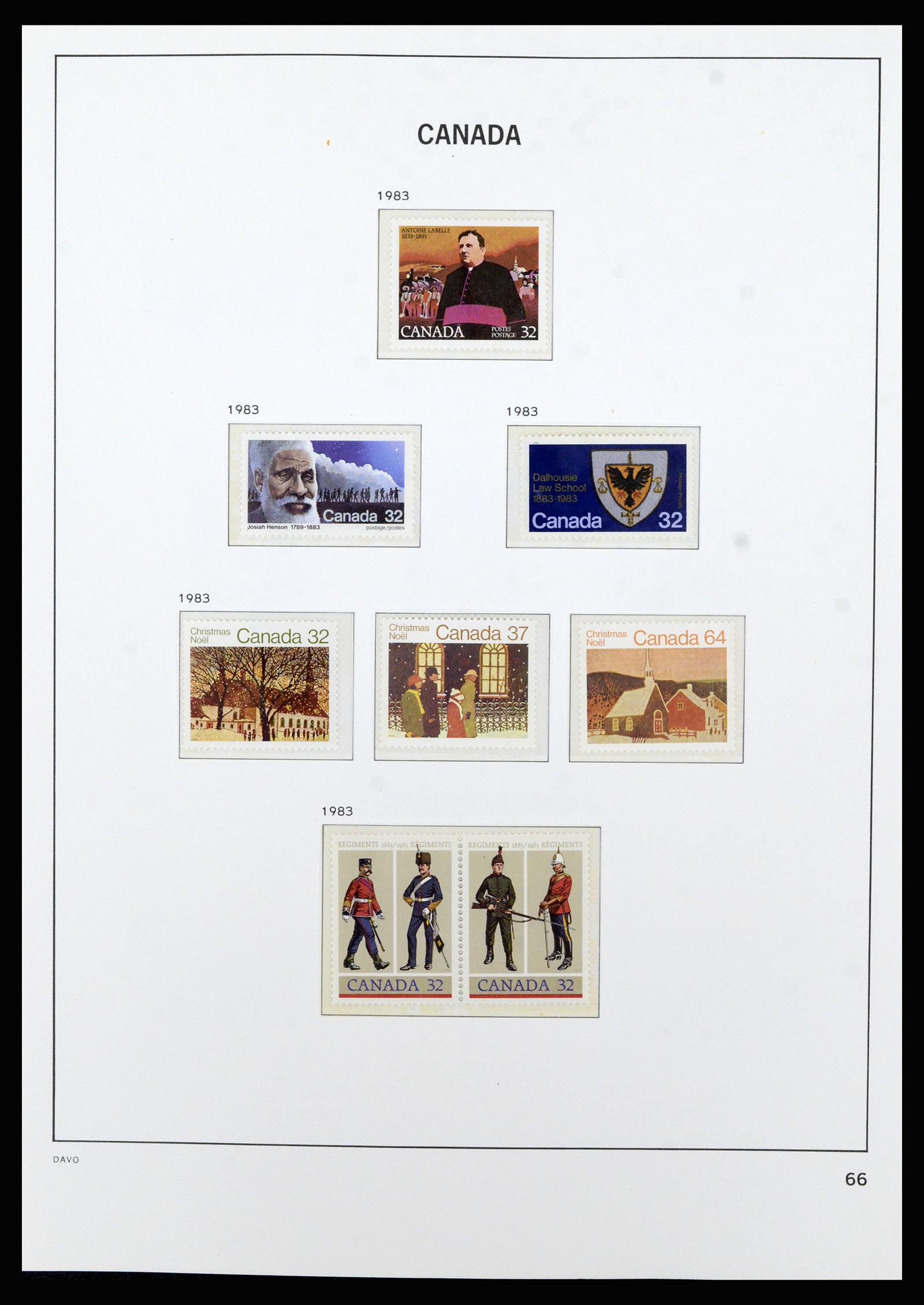 37063 081 - Postzegelverzameling 37063 Canada 1859-1985.