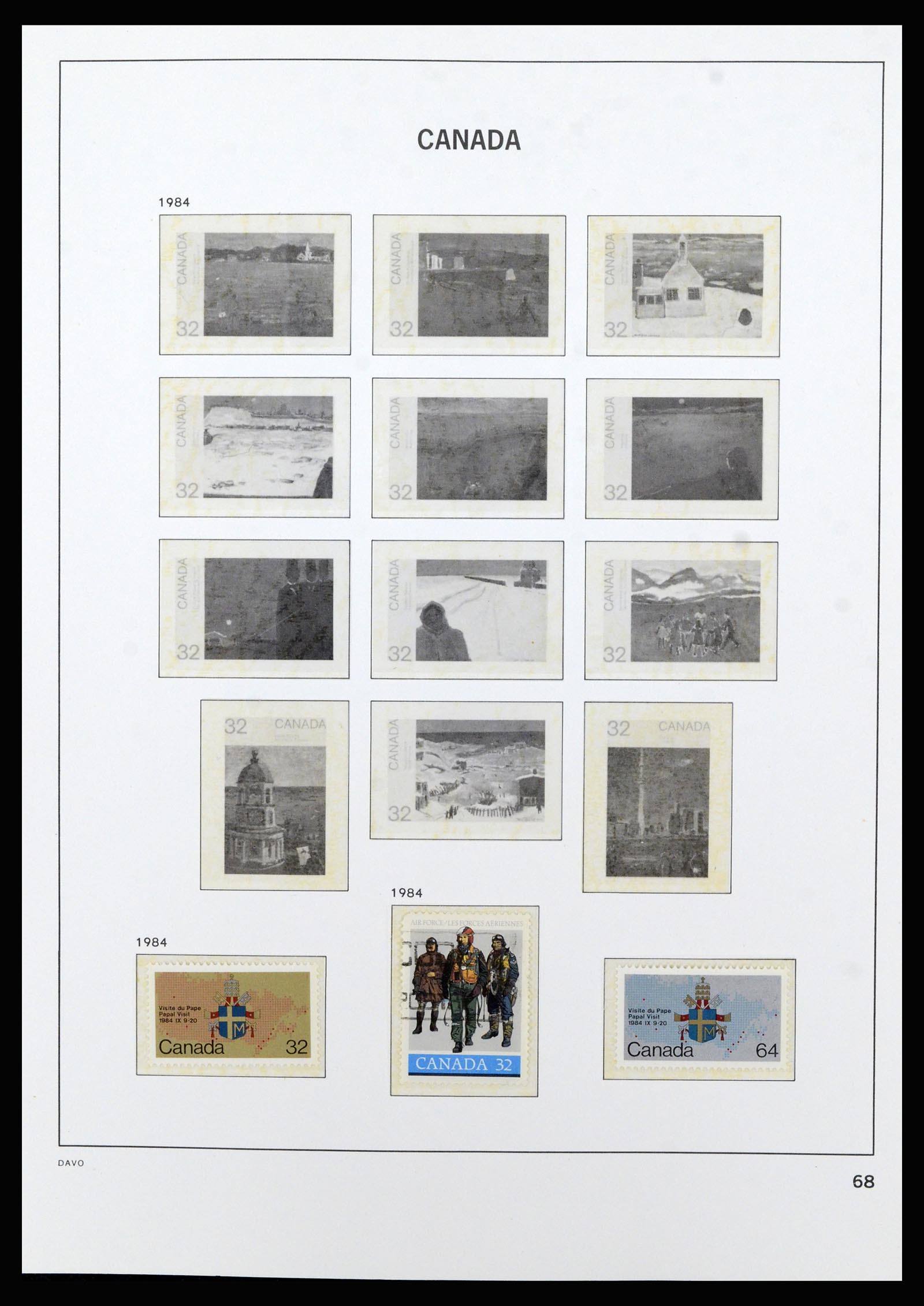 37063 083 - Postzegelverzameling 37063 Canada 1859-1985.