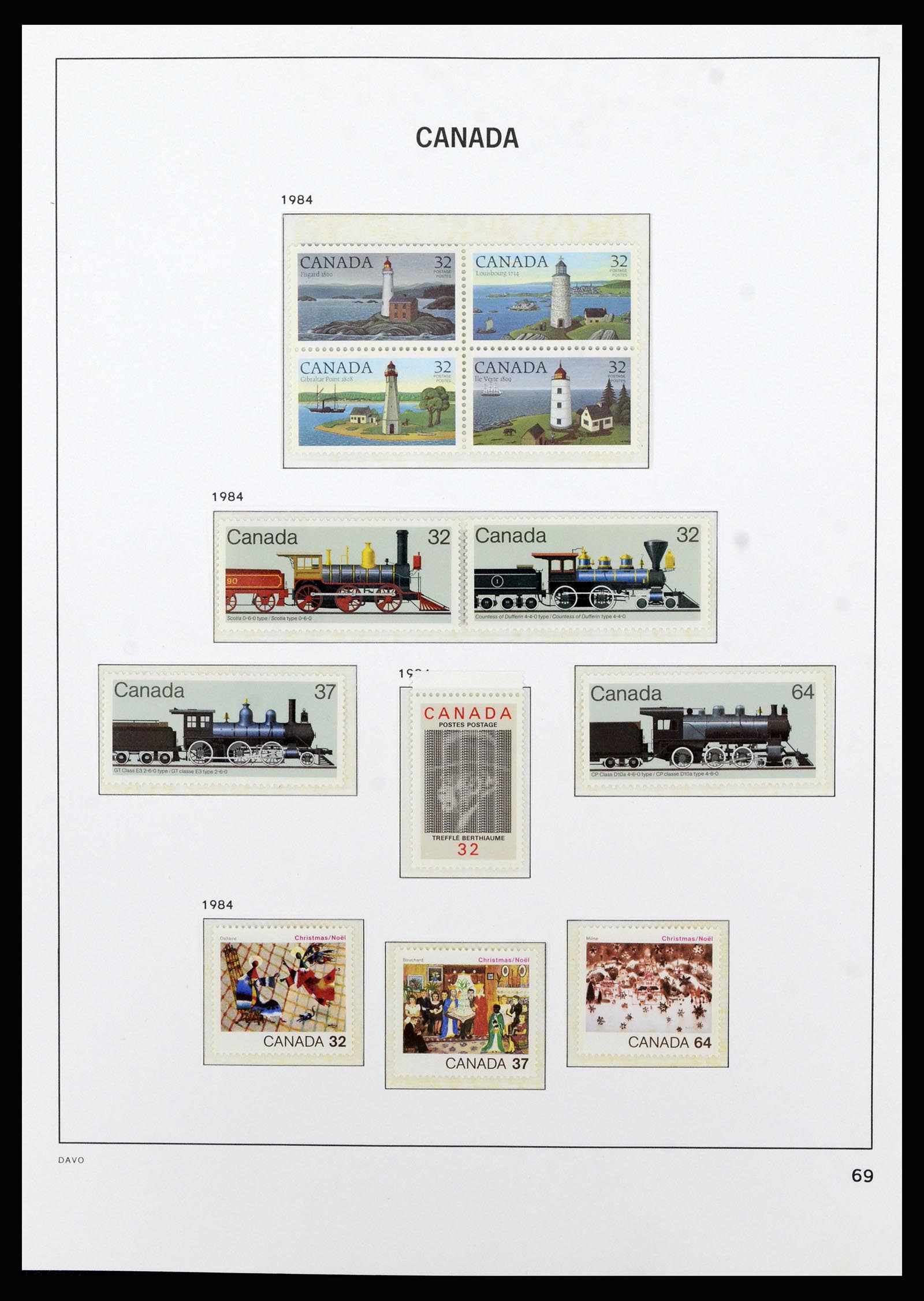 37063 085 - Postzegelverzameling 37063 Canada 1859-1985.
