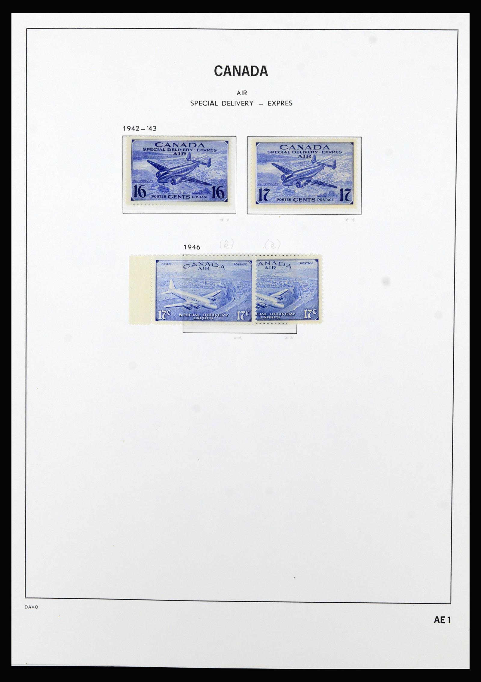 37063 088 - Stamp collection 37063 Canada 1859-1985.