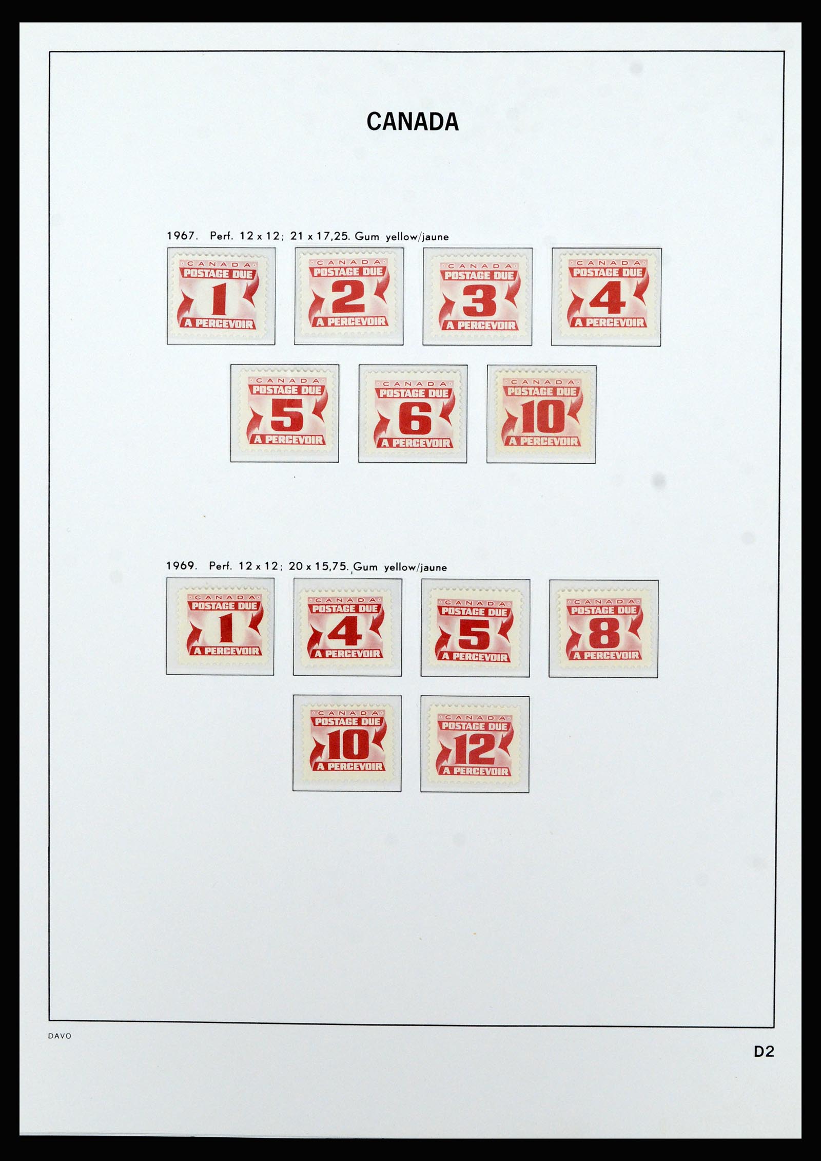 37063 090 - Postzegelverzameling 37063 Canada 1859-1985.