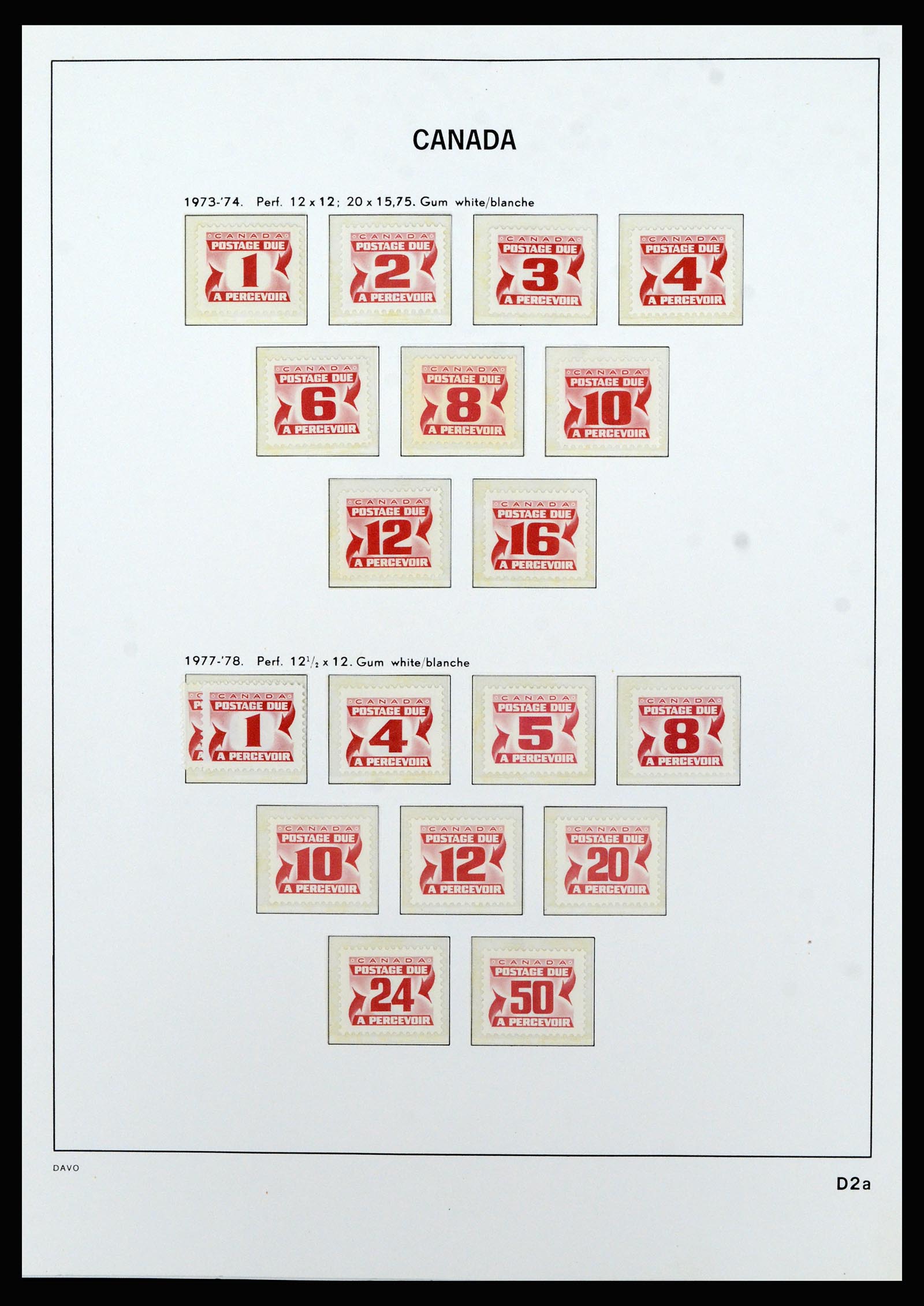37063 091 - Postzegelverzameling 37063 Canada 1859-1985.