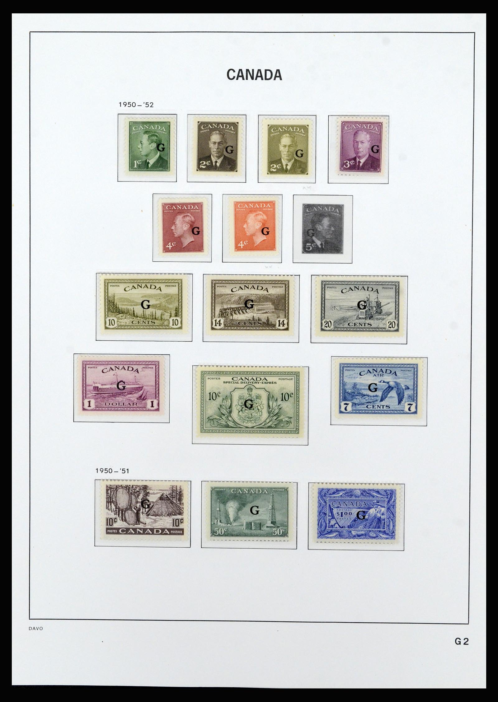 37063 095 - Stamp collection 37063 Canada 1859-1985.
